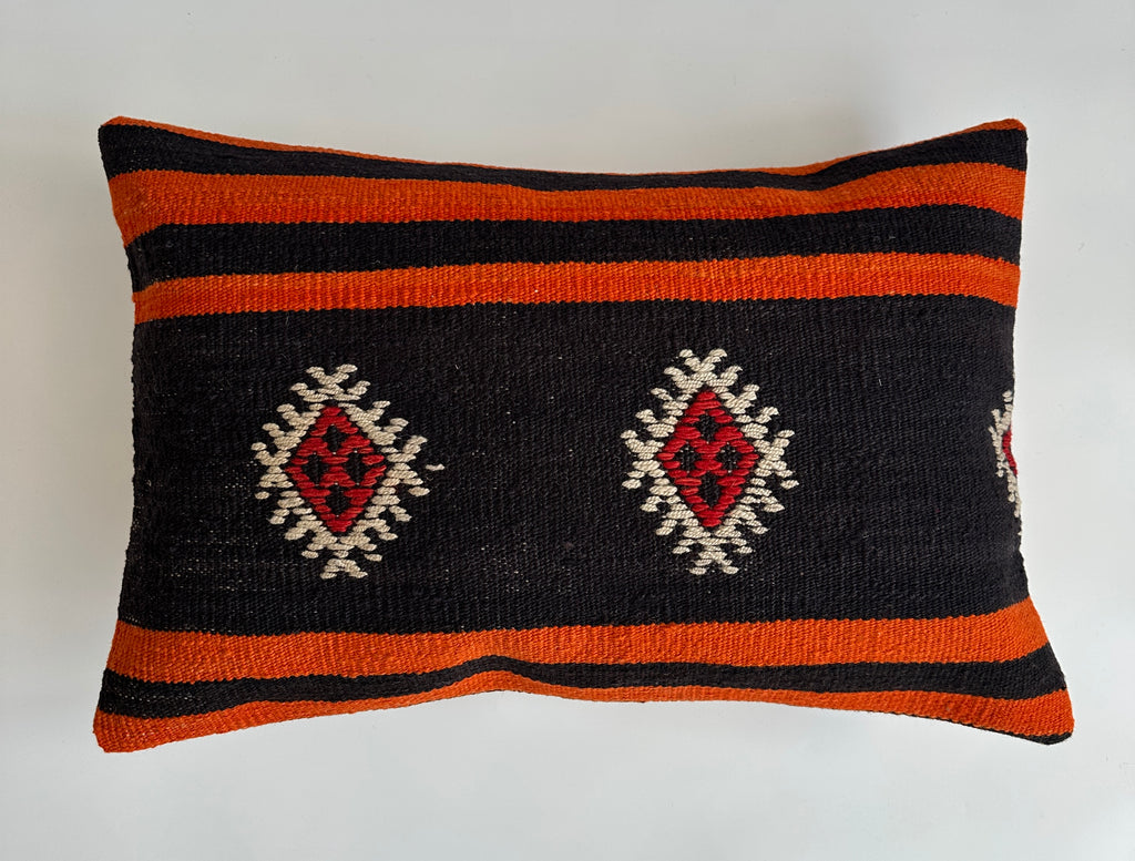 Multicolour Turkish Rug Cushion Cover 24''x16'' / 60x40 CM