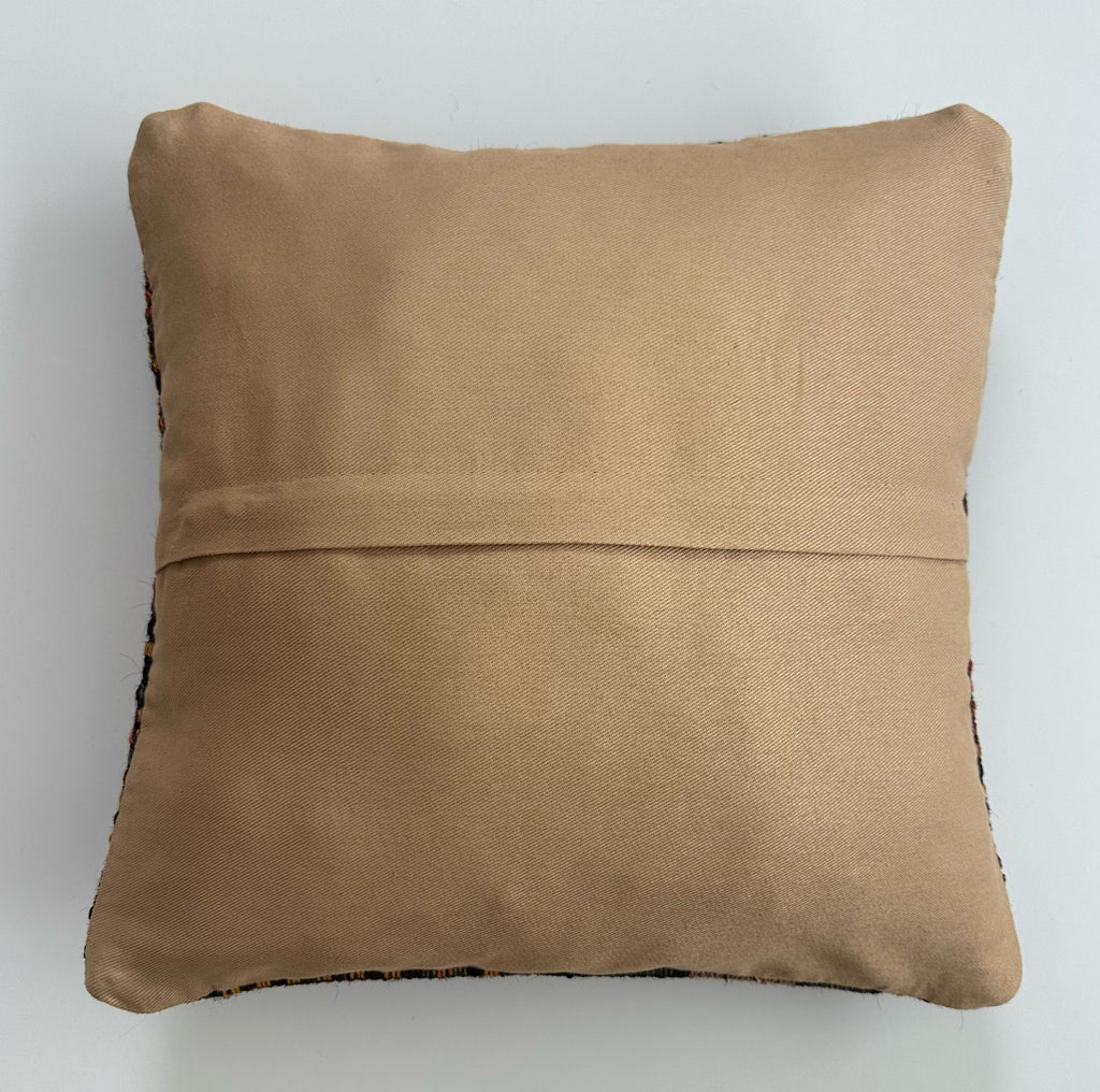 Handmade Turkish Rug Cushion Cover 16''x16'' / 40x40 CM