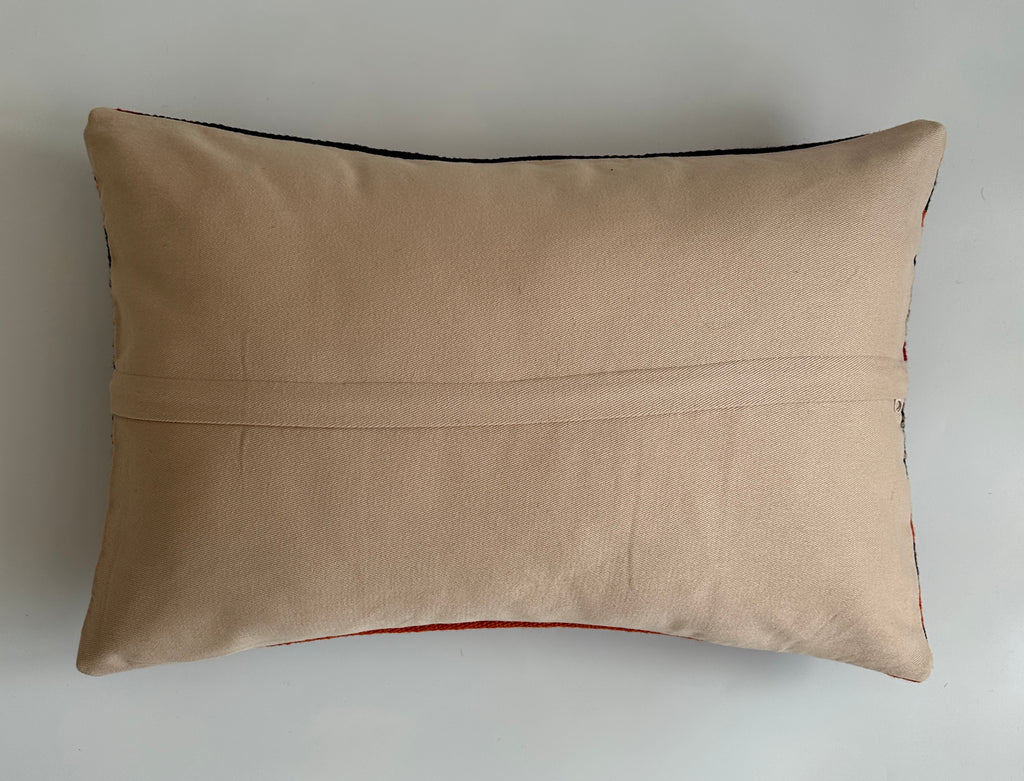 Multicolour Turkish Rug Cushion Cover 24''x16'' / 60x40 CM