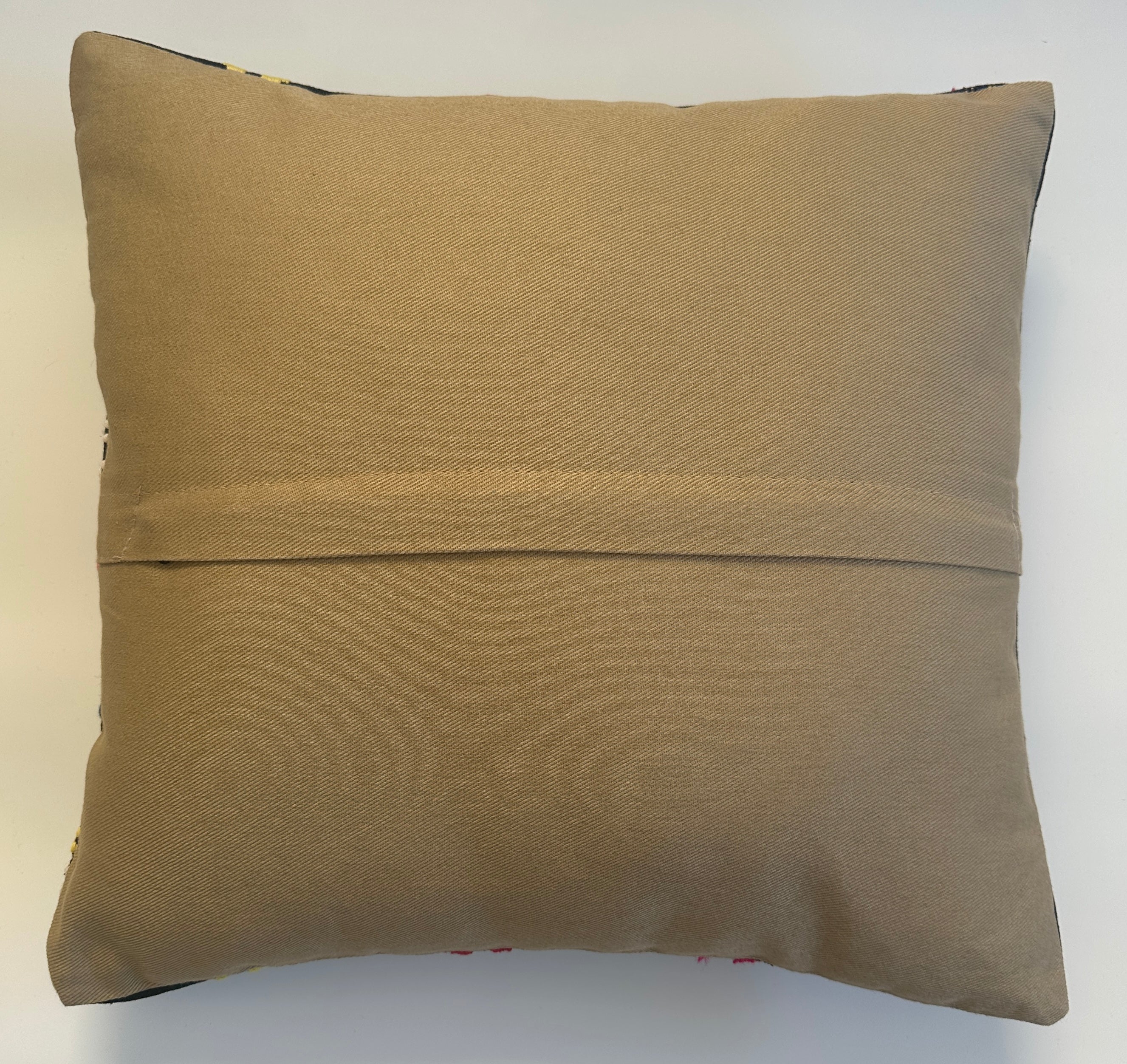 Handmade Embroidered Suzani Style Cushion Cover 16''x16'' / 41x38 CM