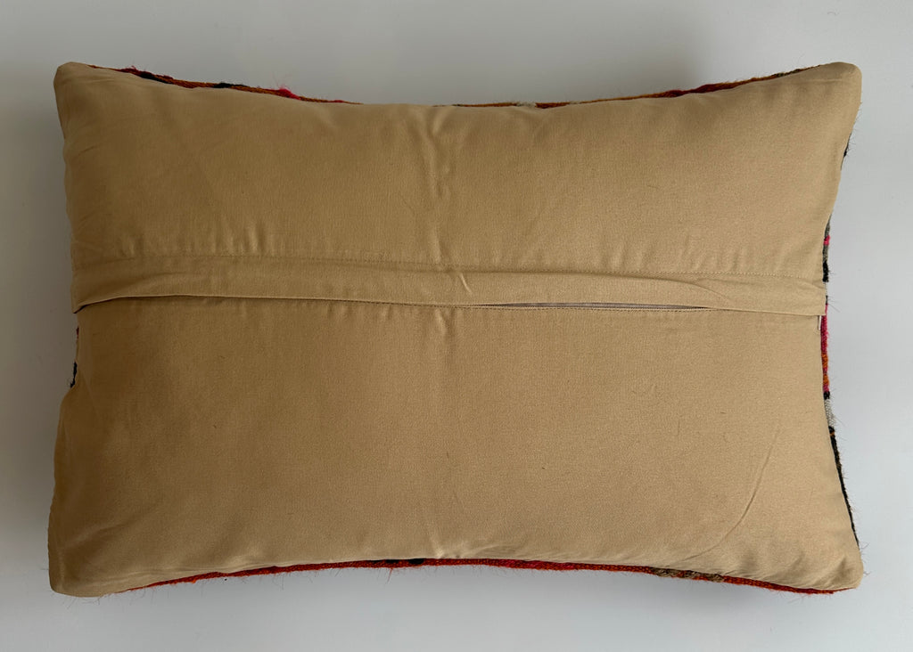 Multicolour Turkish Rug Cushion Cover 24''x16'' / 60x40 CM