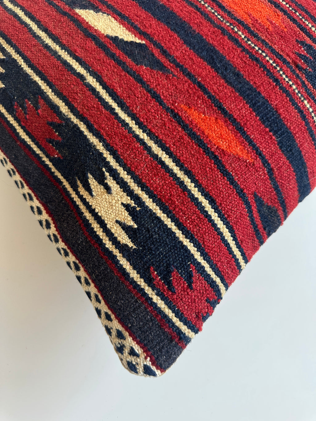 Handmade Multicoloured Turkish Cushion Cover 16''x16'' / 41x41 CM