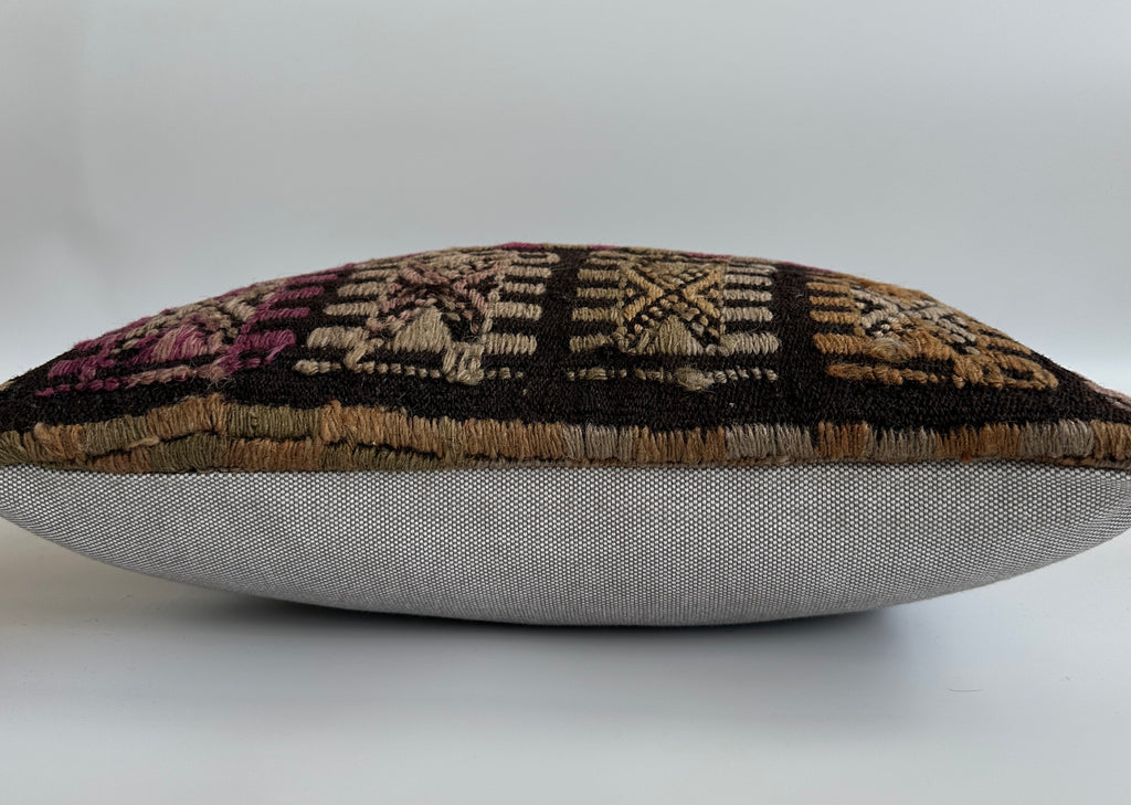 Multicoloured Turkish Cushion Cover 16''x16'' / 41x40 CM