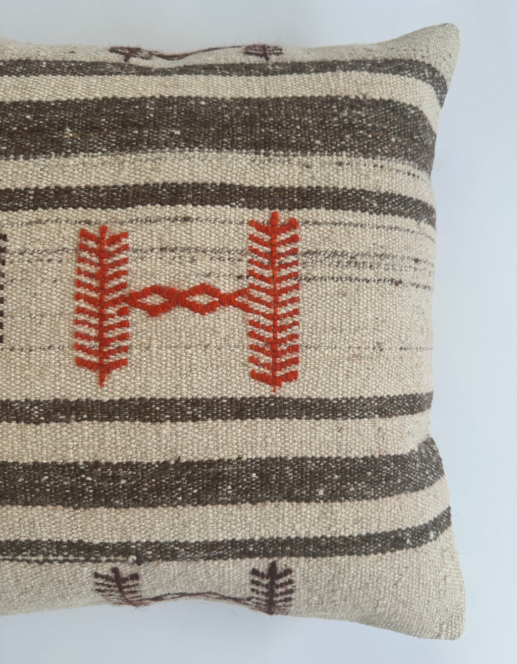 Handmade Multicolour Turkish Rug Cushion Cover 18''x18'' / 44x44 CM