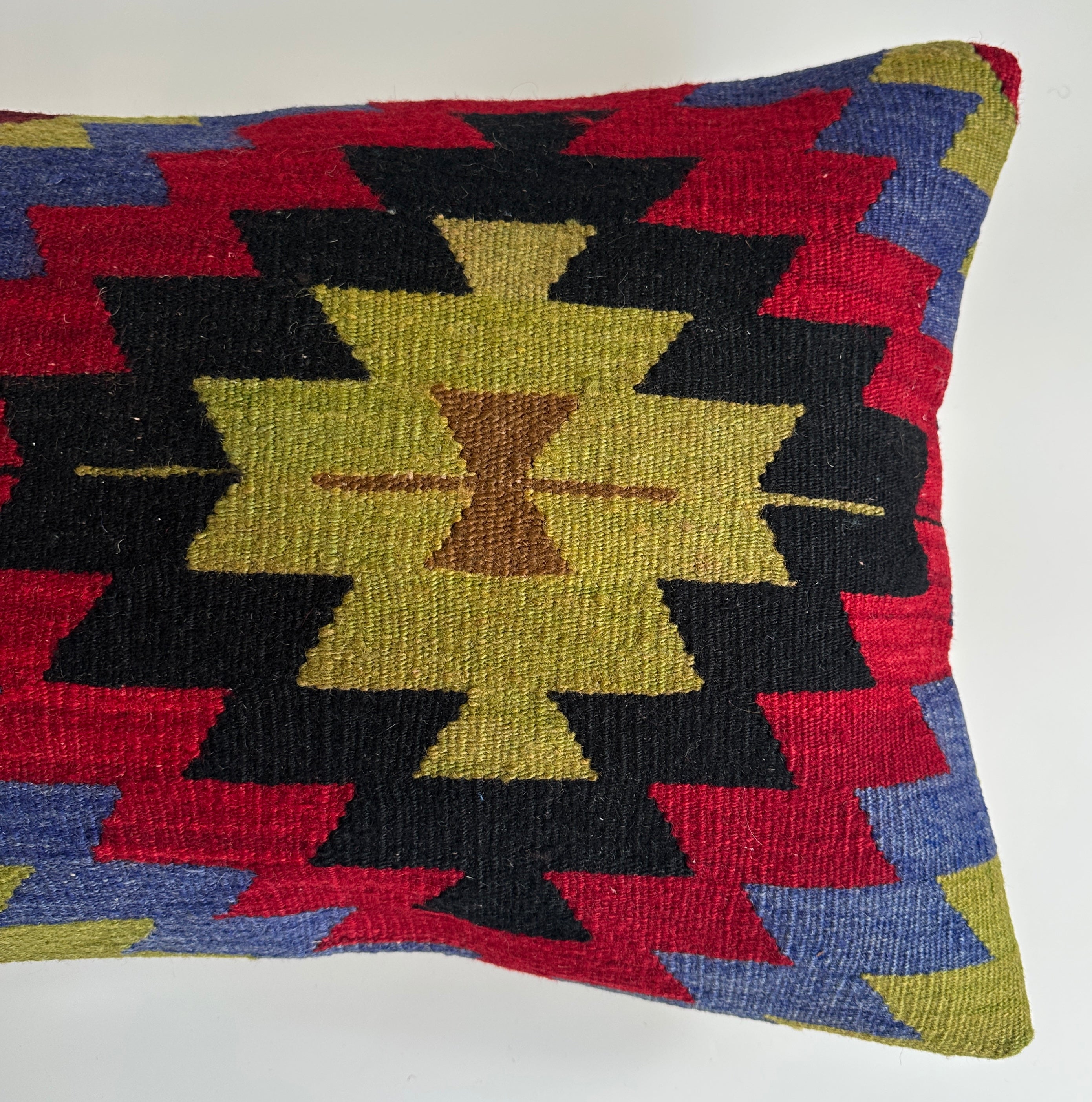 Multicolour Turkish Rug Cushion Cover 24''x16'' / 60x40 CM