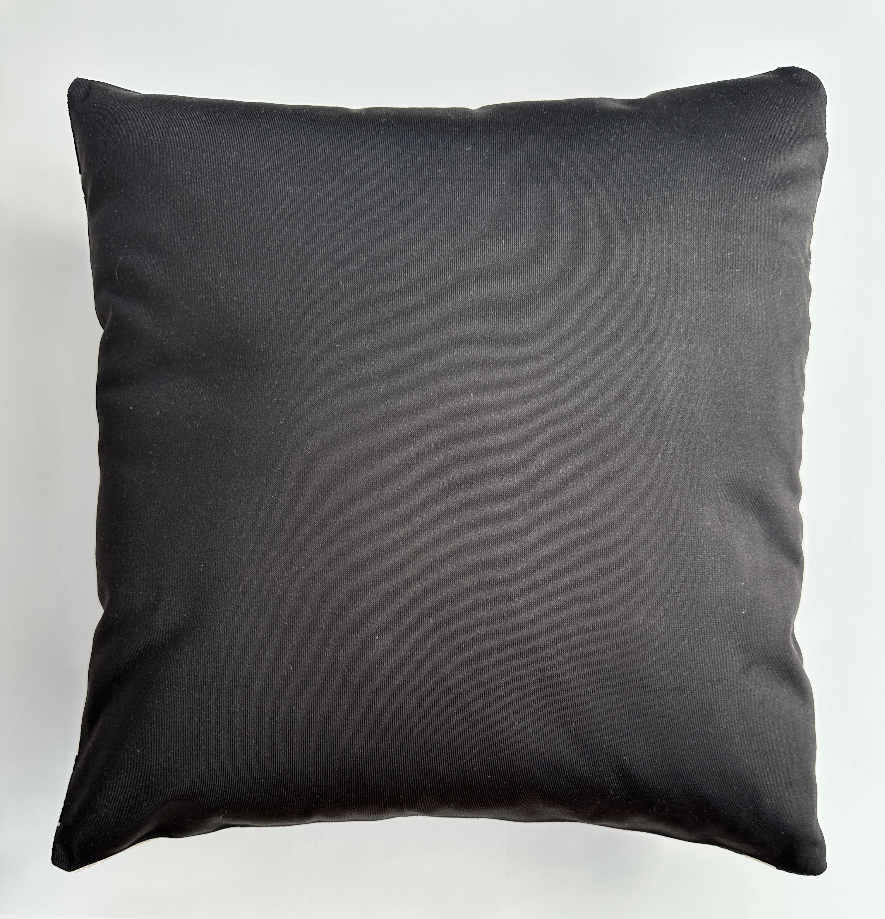 Black Silk Velvet Cushion Cover 16''x16'' / 40x40 CM