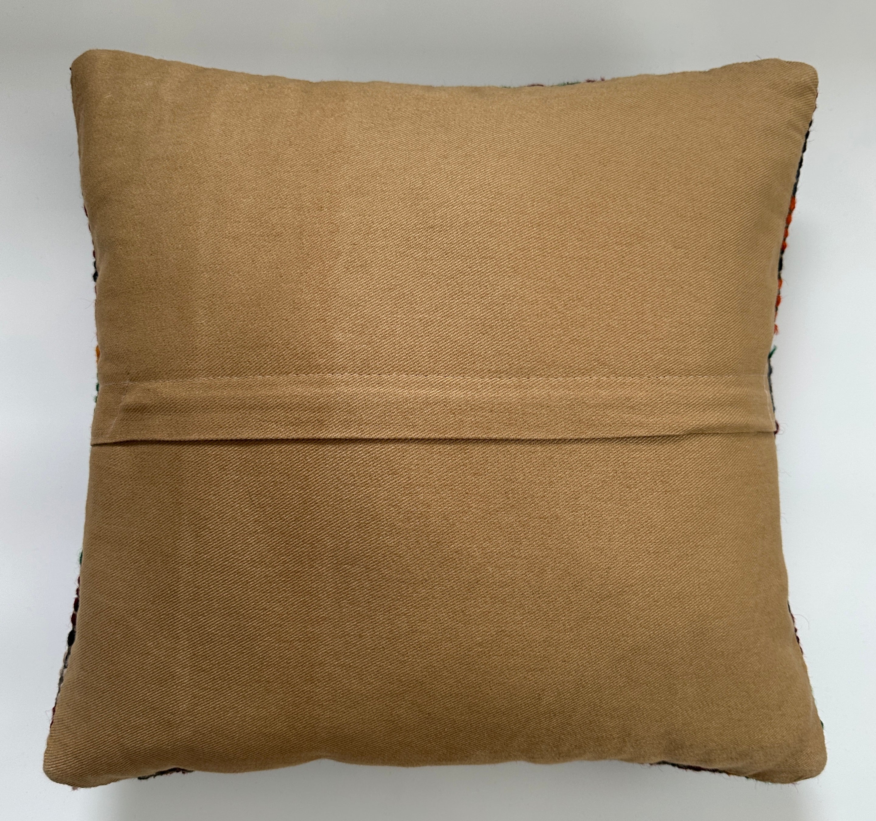 Handmade Multicoloured Cushion Cover 16''x16'' / 40x40 CM