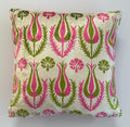 Pink Tulip Velvet Cushion Cover 20''x20'' / 50x50 CM
