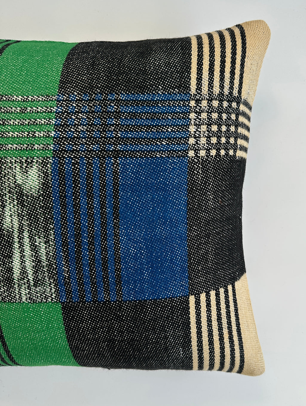 Handmade Multicoloured Cushion Cover 16''x16'' / 41x40 CM
