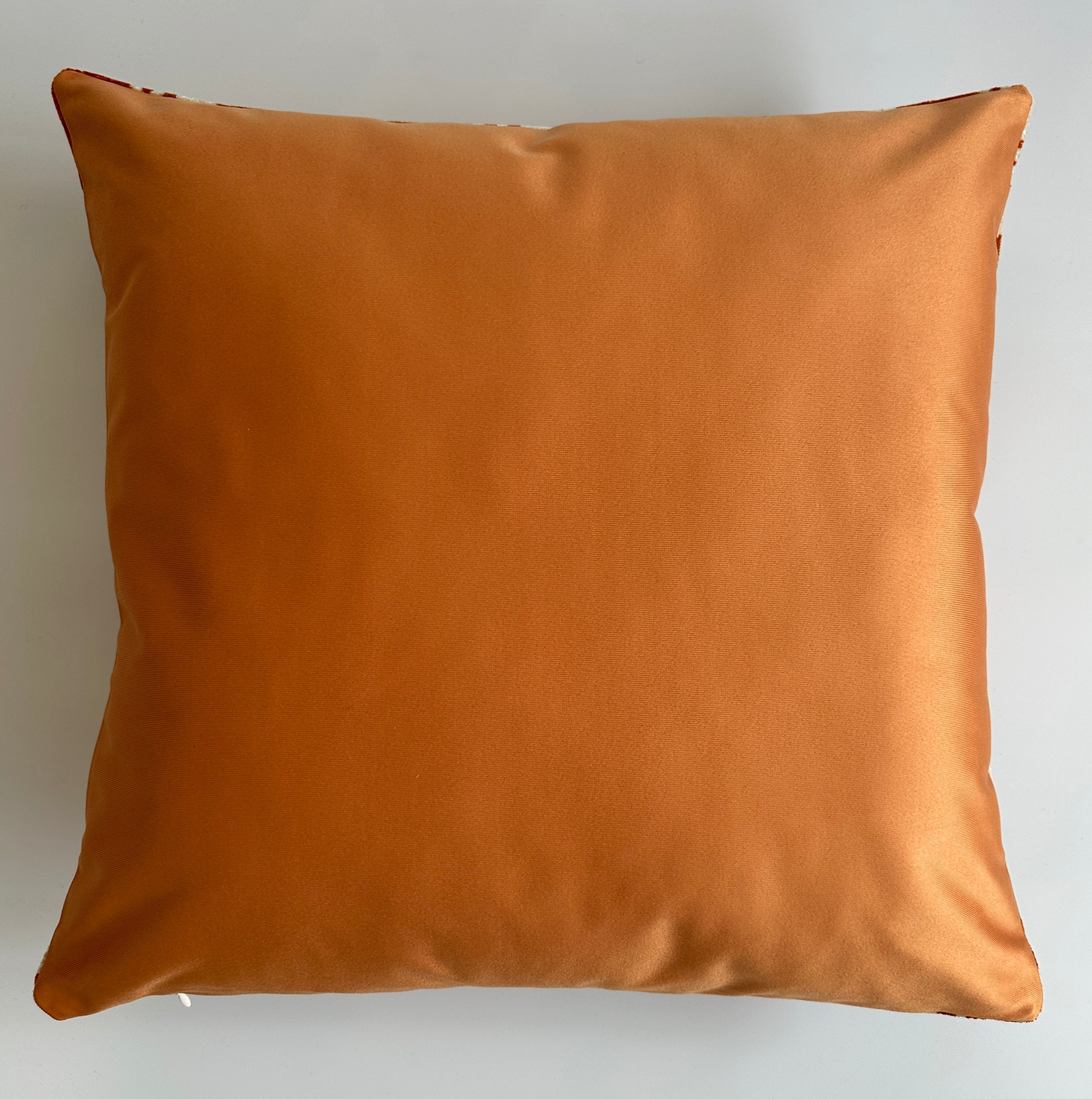 Saffron Elephant Velvet Cushion Cover 20''x20'' / 50x50 CM