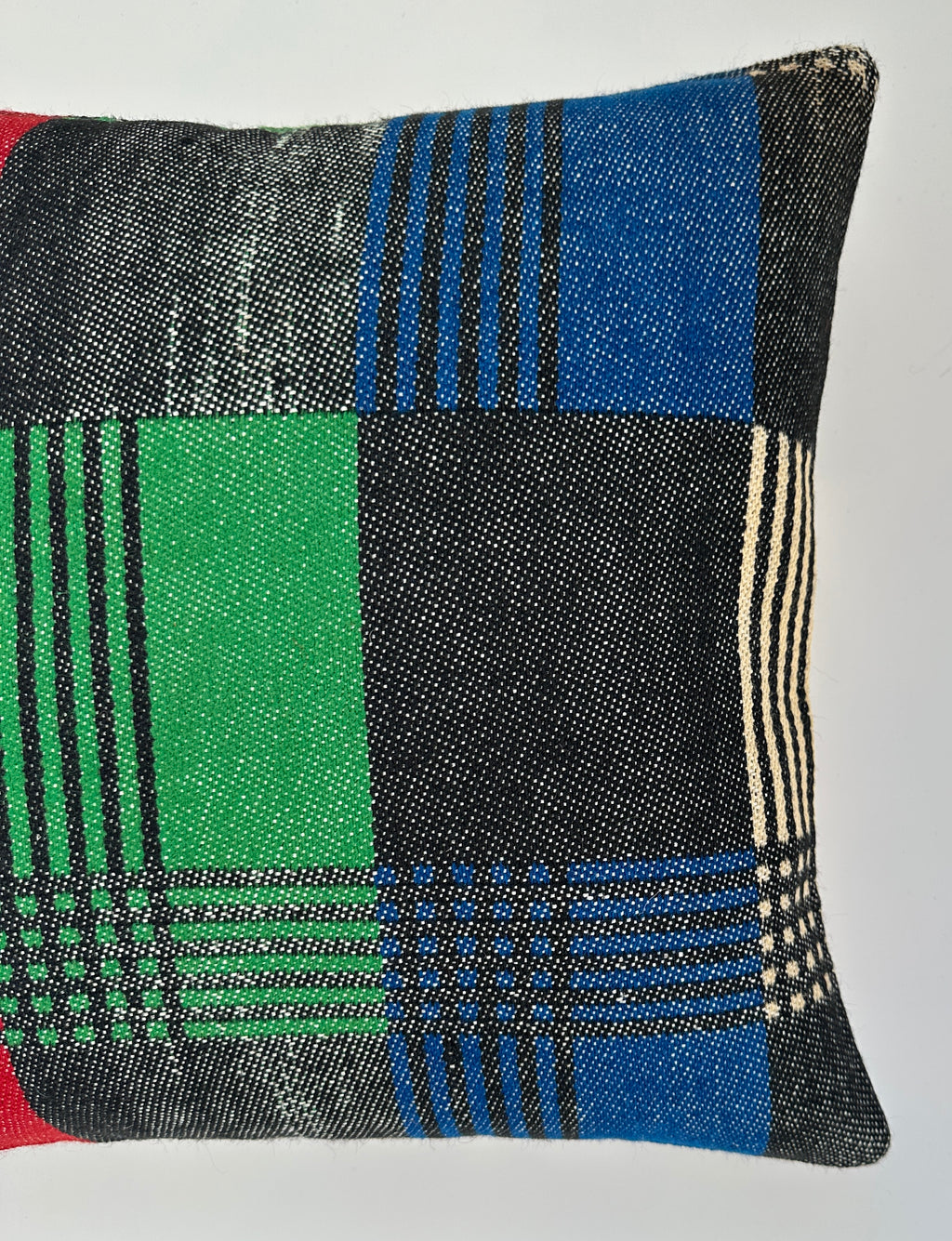 Handmade Multicoloured Cushion Cover 16''x16'' / 40x40 CM