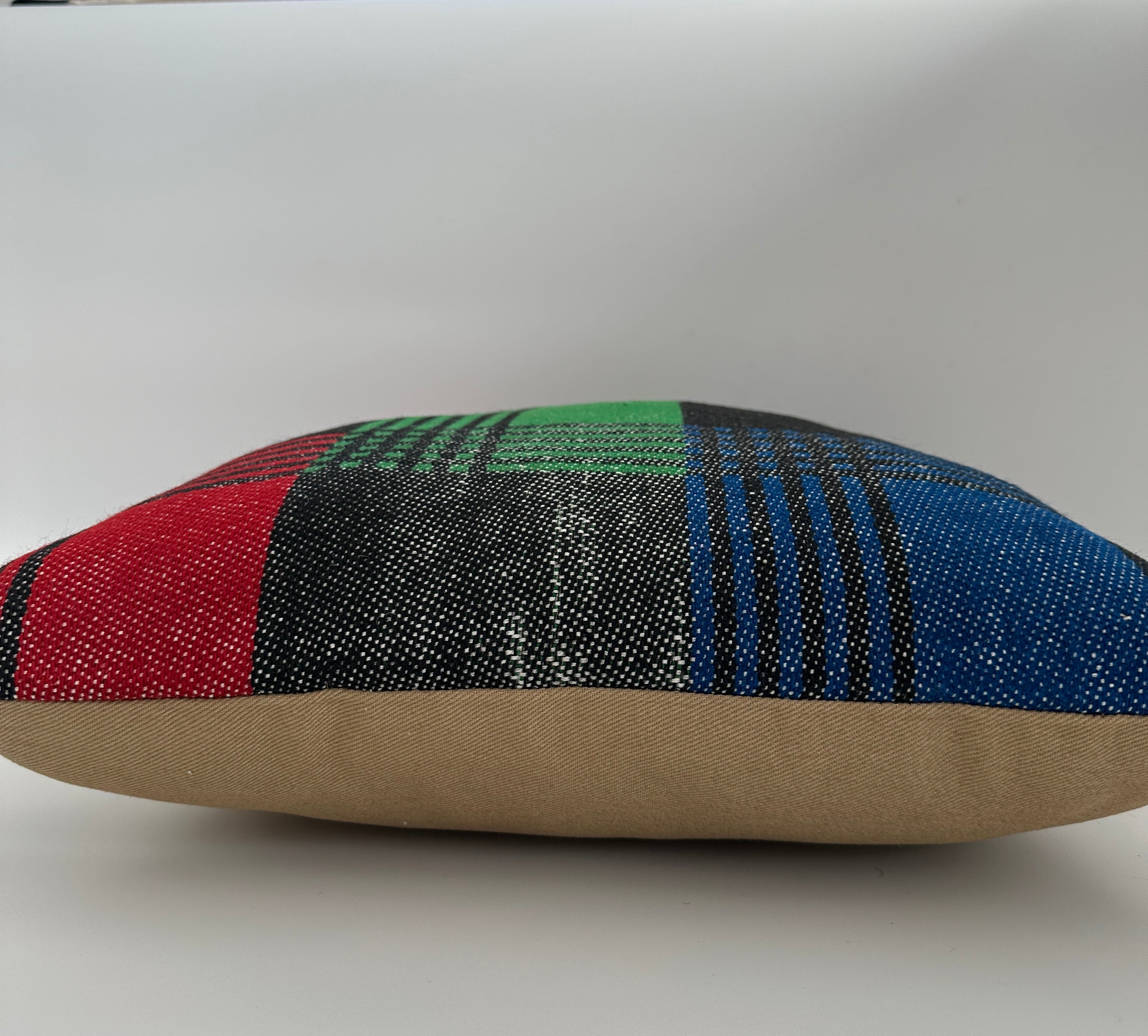 Handmade Multicoloured Cushion Cover 16''x16'' / 40x40 CM