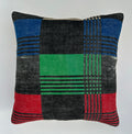 Handmade Multicoloured Cushion Cover 16''x16'' / 40x40 CM