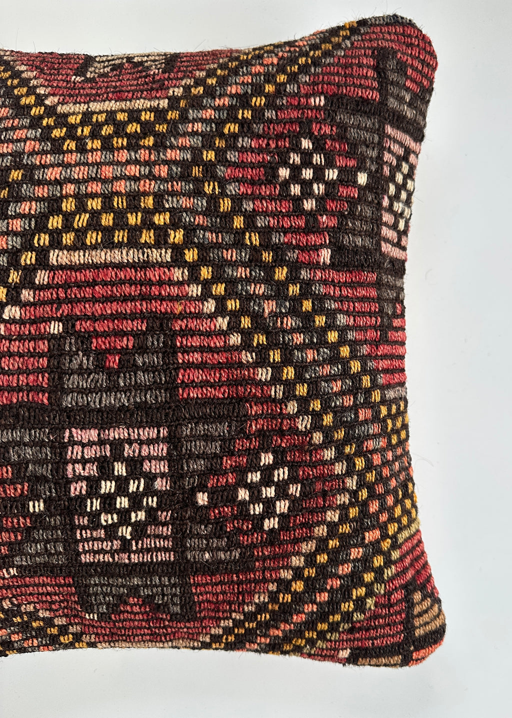 Handmade Multicoloured Cushion Cover 16''x16'' / 41x41 CM