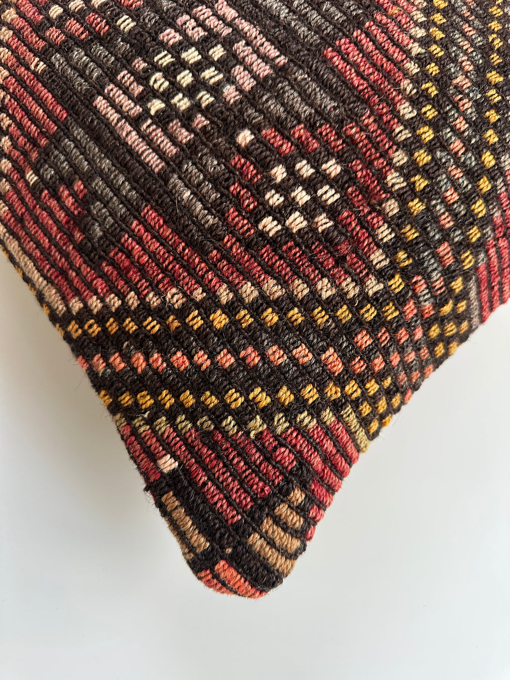 Handmade Multicoloured Cushion Cover 16''x16'' / 41x41 CM