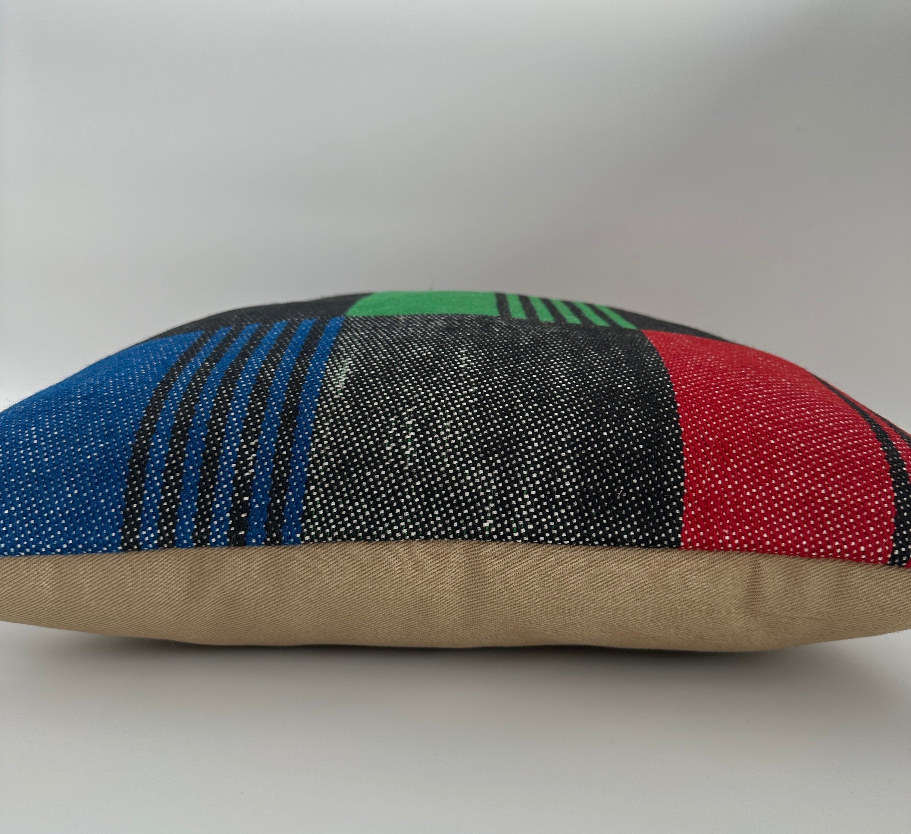 Handmade Multicoloured Cushion Cover 16''x16'' / 40x40 CM