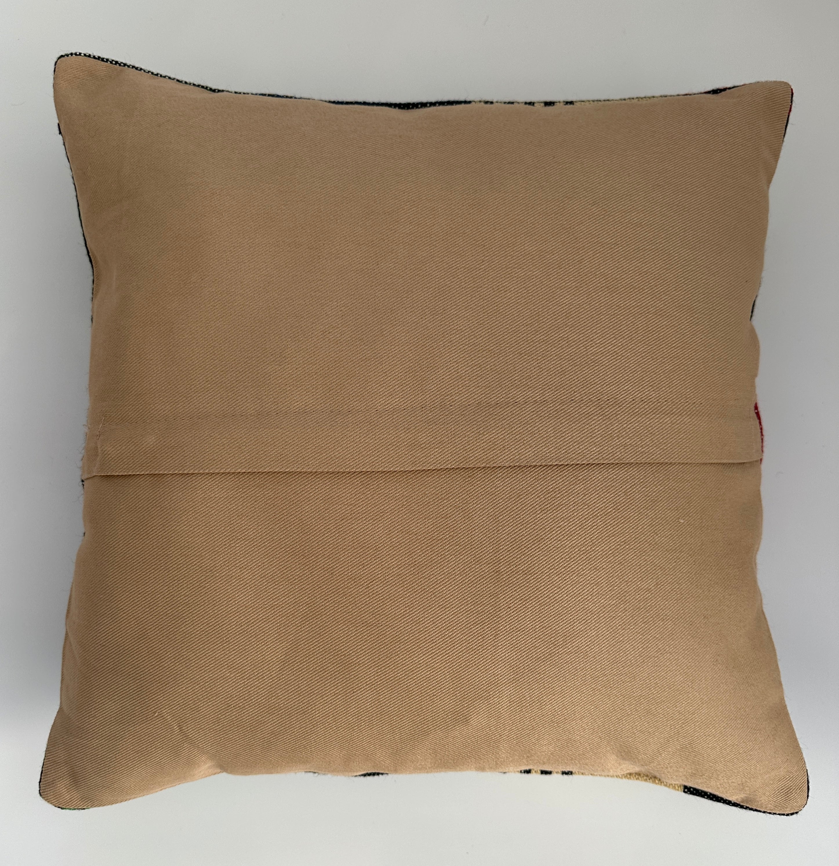 Handmade Multicoloured Cushion Cover 16''x16'' / 40x40 CM