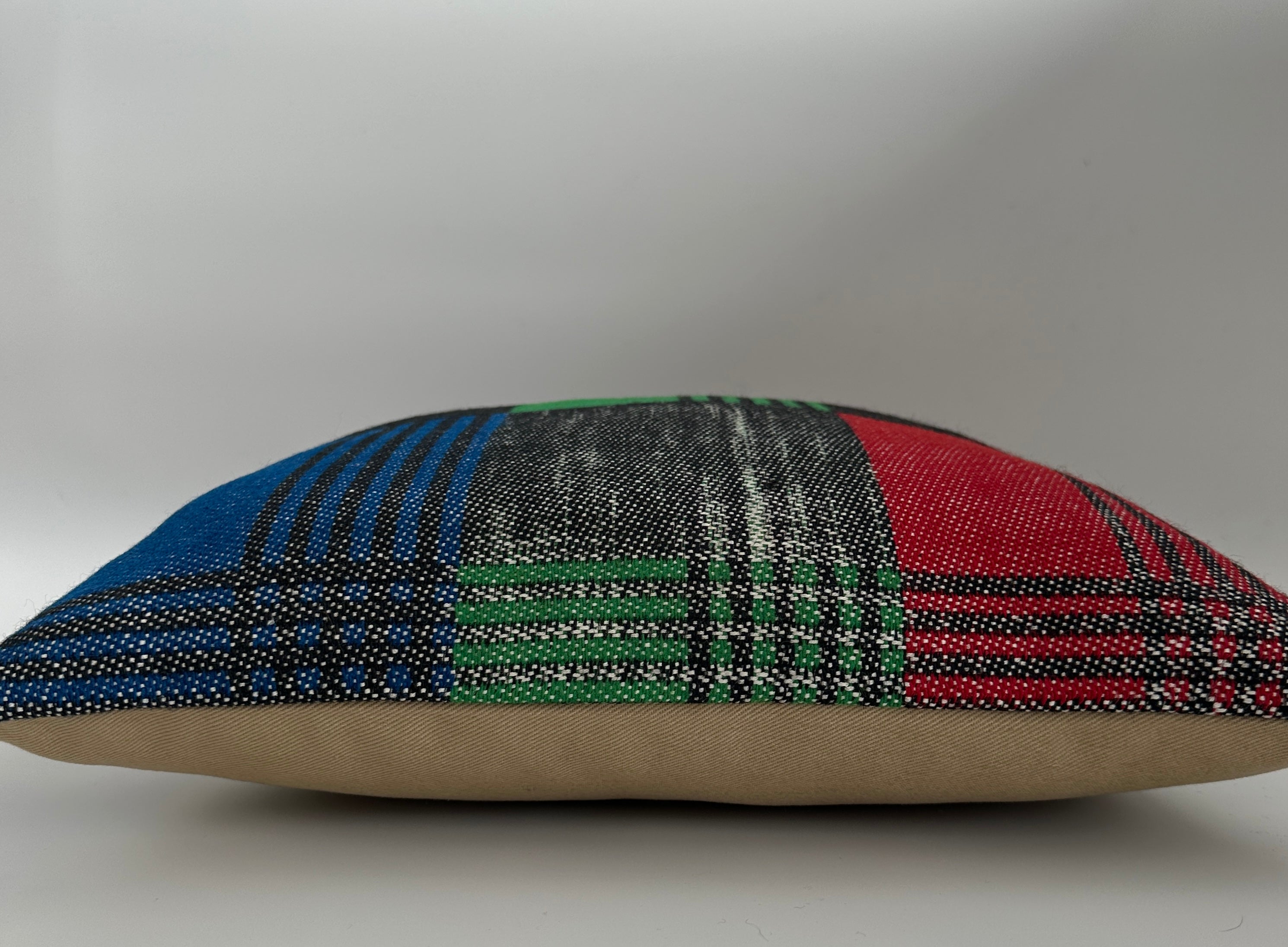 Handmade Multicoloured Cushion Cover 16''x16'' / 40x40 CM