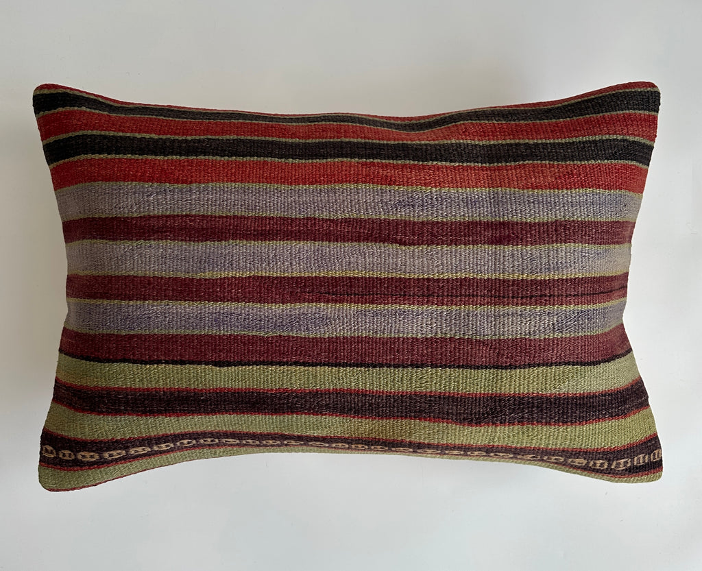 Multicolour Turkish Rug Cushion Cover 24''x16'' / 60x40 CM