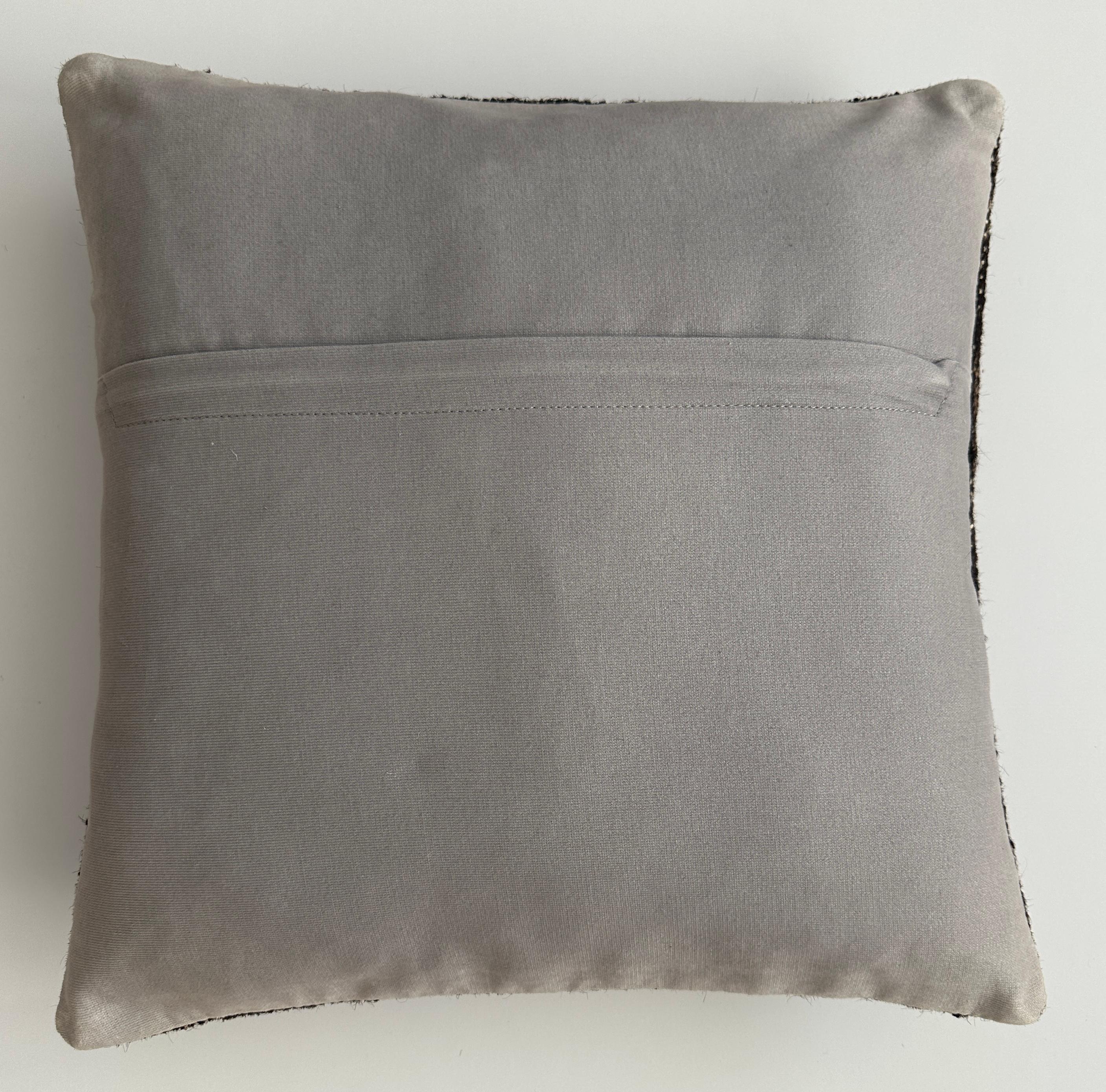 Handmade Turkish Rug Cushion Cover 16''x16'' / 40x40 CM