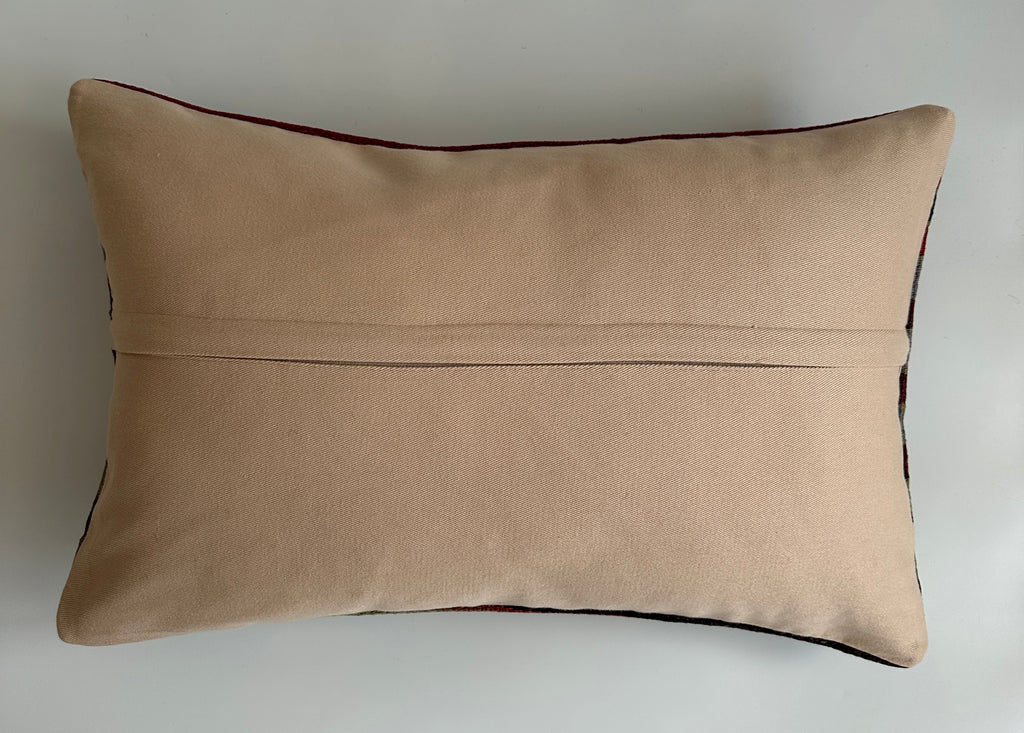 Multicolour Turkish Rug Cushion Cover 24''x16'' / 60x40 CM