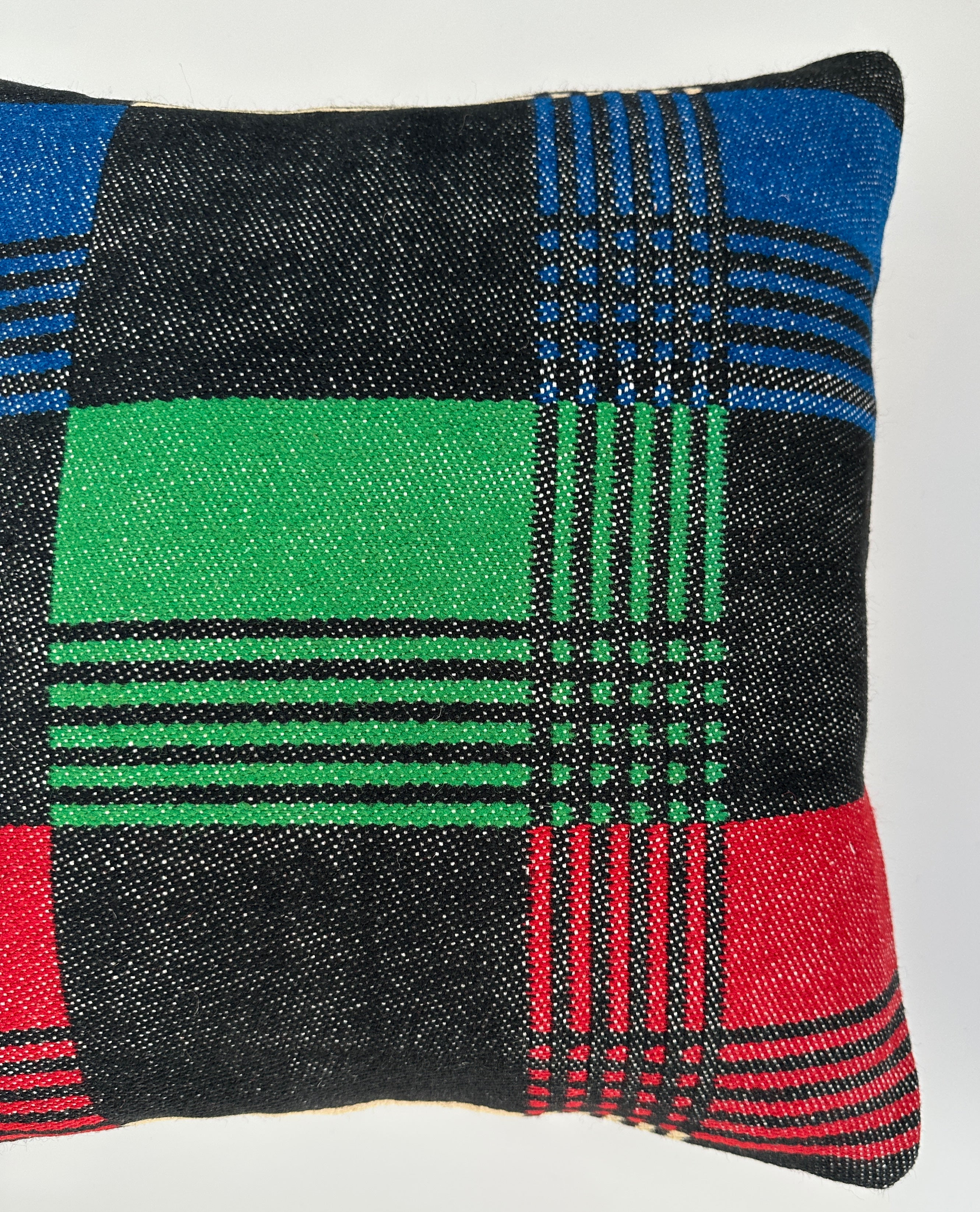 Handmade Multicoloured Cushion Cover 16''x16'' / 40x40 CM