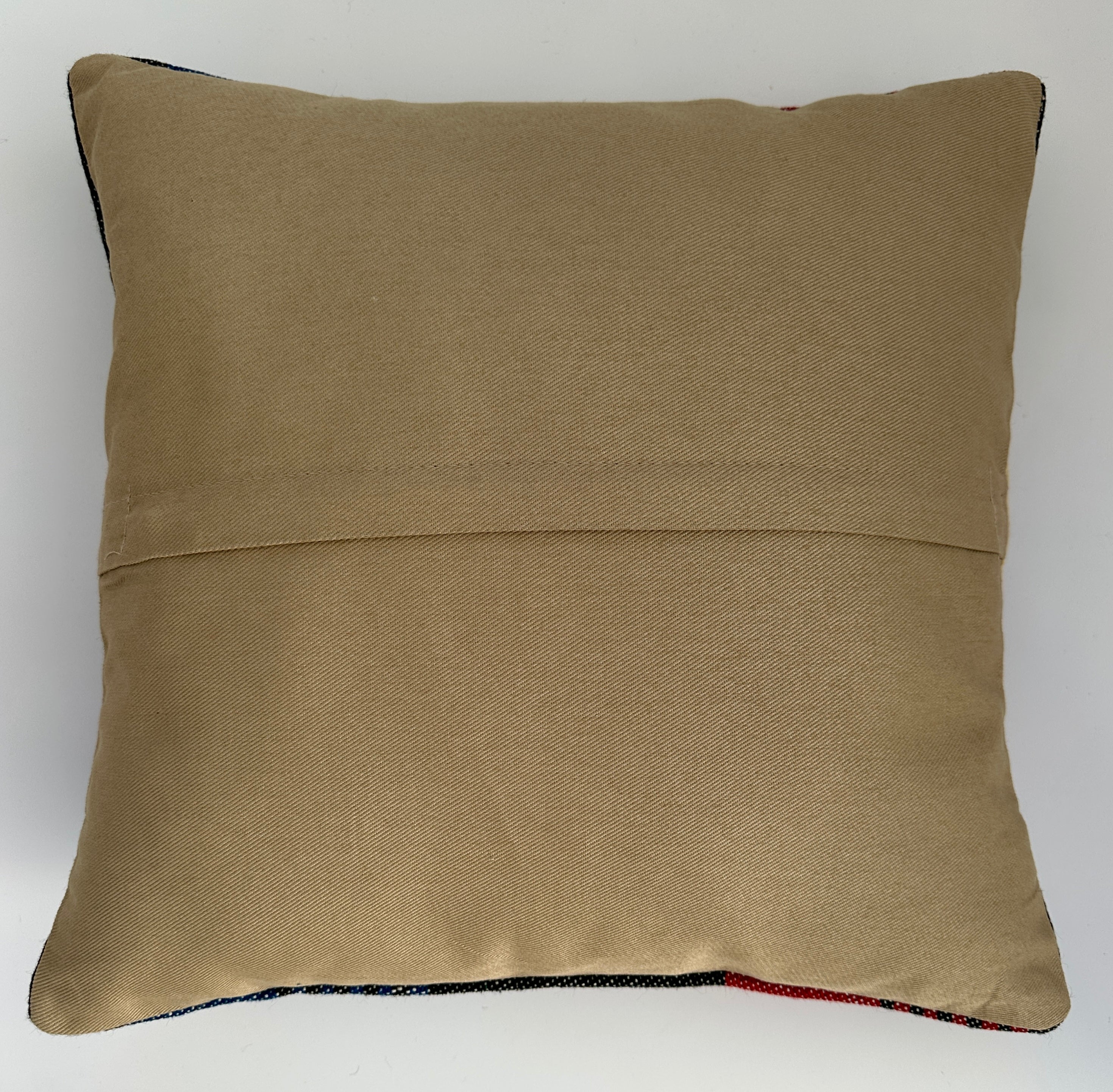 Handmade Multicoloured Cushion Cover 16''x16'' / 40x40 CM