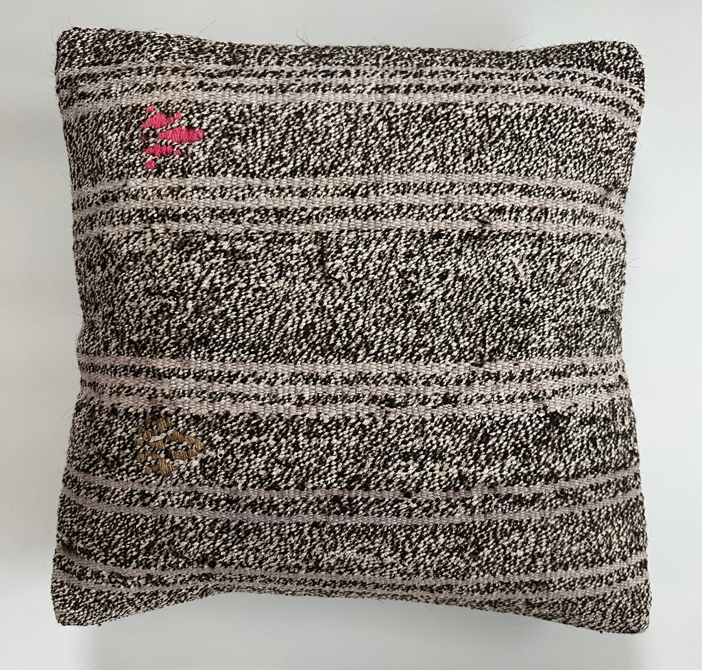 Handmade Turkish Rug Cushion Cover 16''x16'' / 40x40 CM