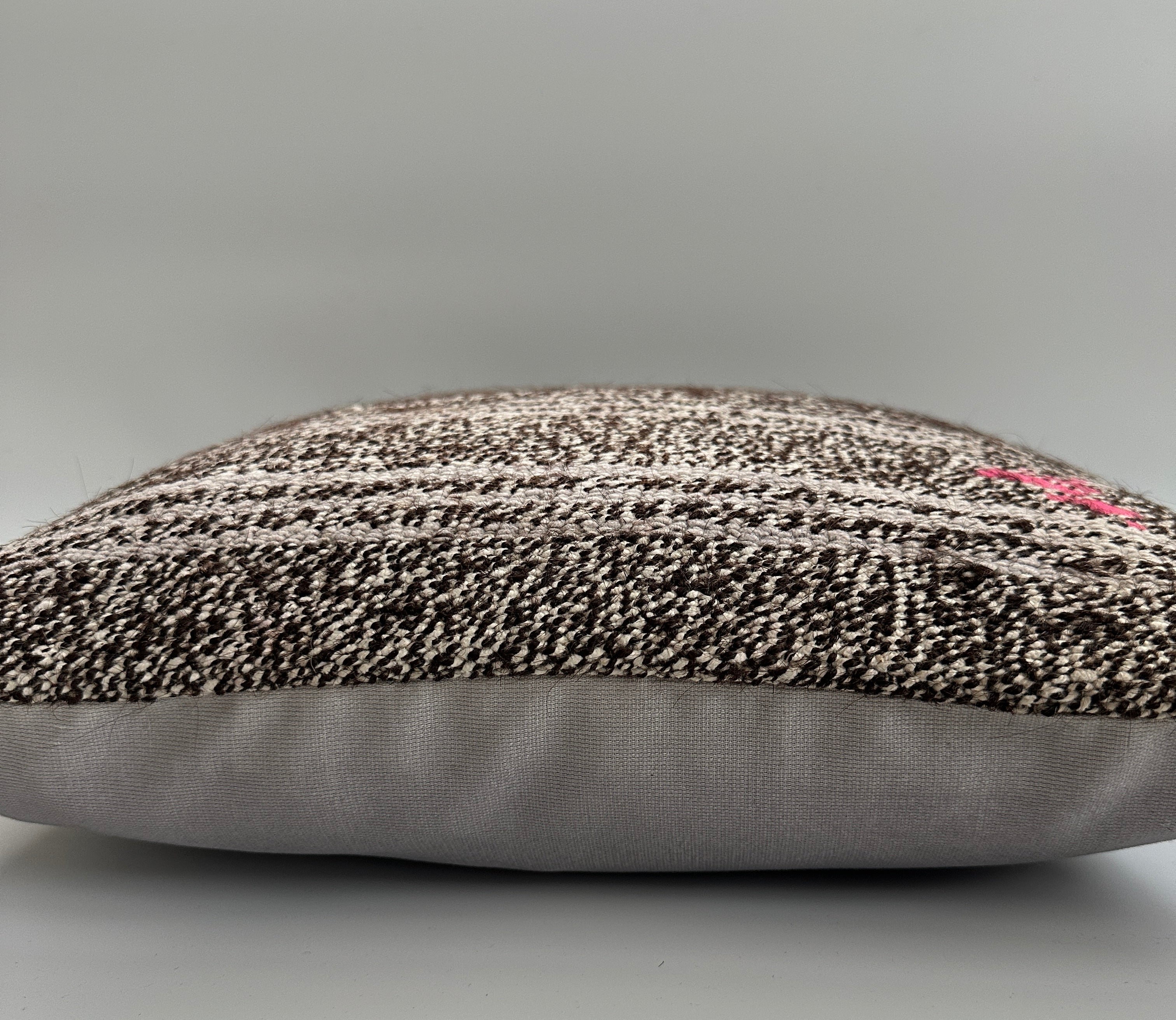 Handmade Turkish Rug Cushion Cover 16''x16'' / 40x40 CM