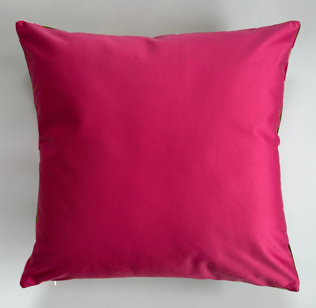 Abstract Silk Velvet Cushion Cover 16''x16'' / 40x40 CM