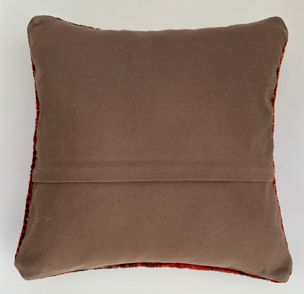 Handmade Red Carpet Cushion Cover 16''x16'' / 40x40 CM
