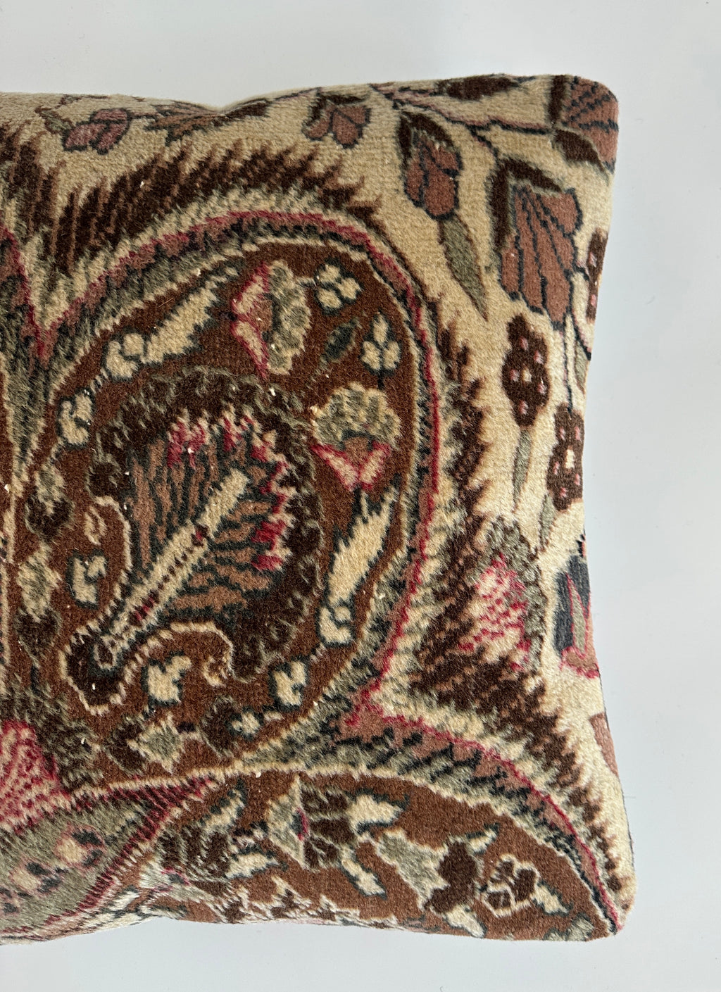Floral Carpet Cushion Cover 16''x16'' / 41x40 CM