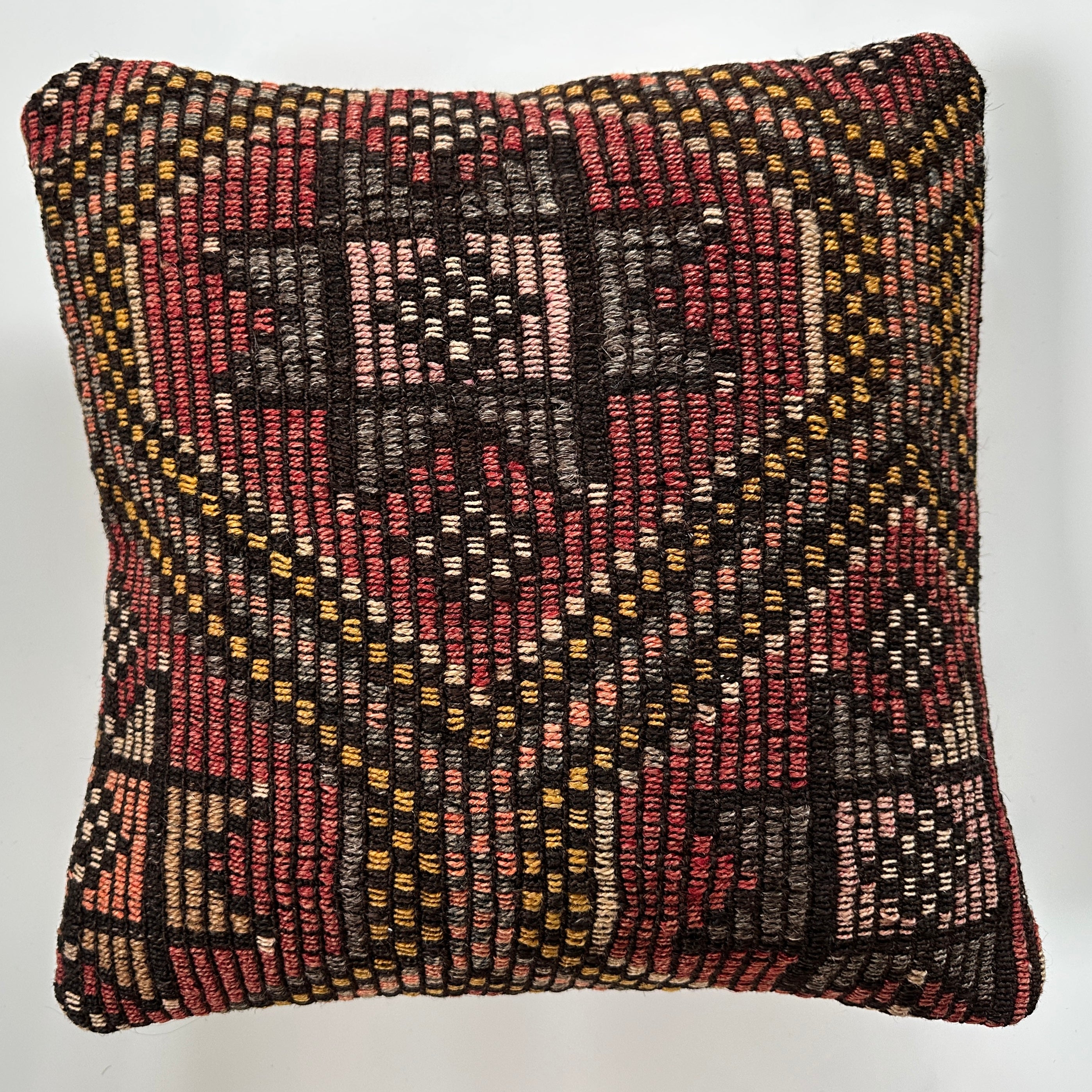 Handmade Multicoloured Cushion Cover 16''x16'' / 41x41 CM