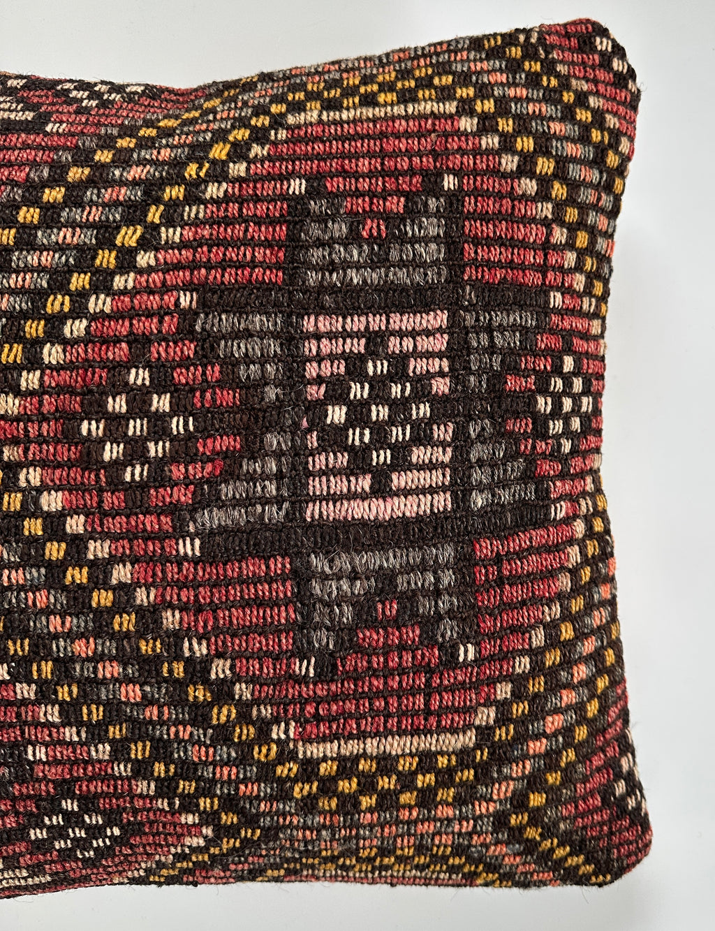 Handmade Multicoloured Cushion Cover 16''x16'' / 41x41 CM