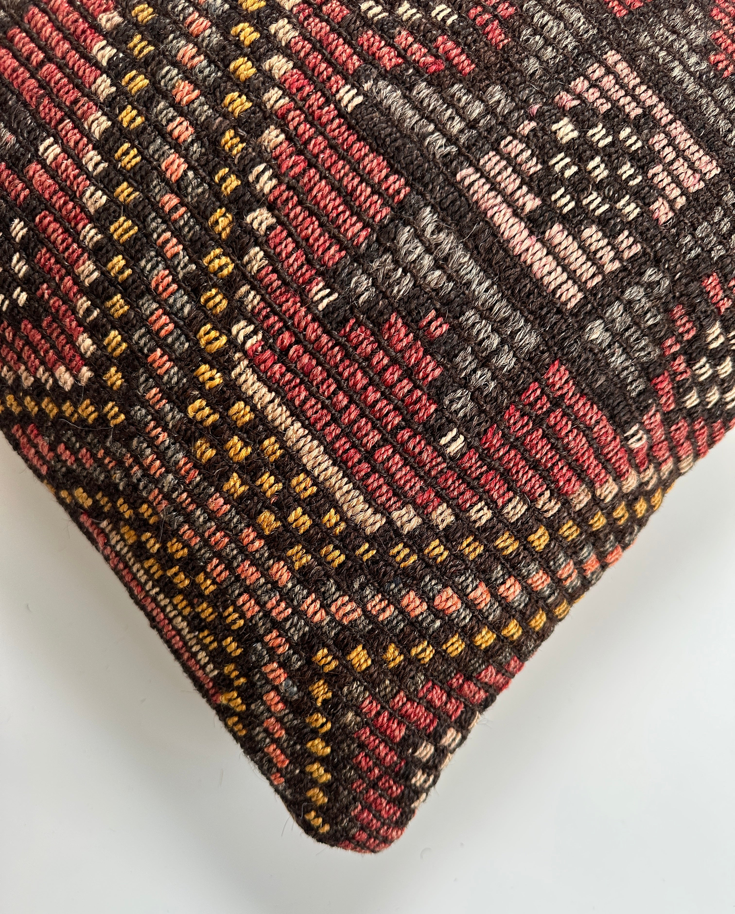 Handmade Multicoloured Cushion Cover 16''x16'' / 41x41 CM