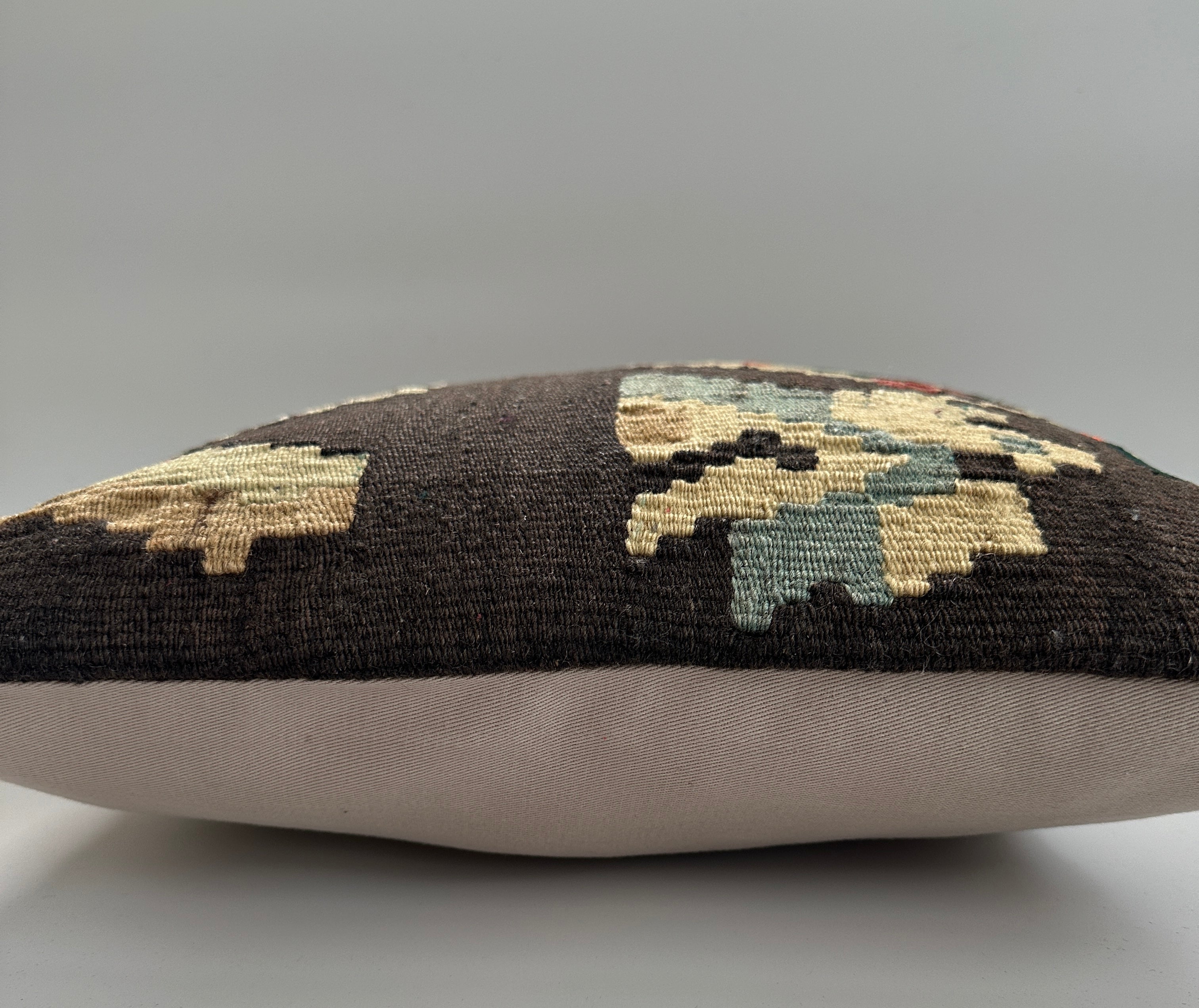 Handmade Multicoloured Cushion Cover 16''x16'' / 40x40 CM