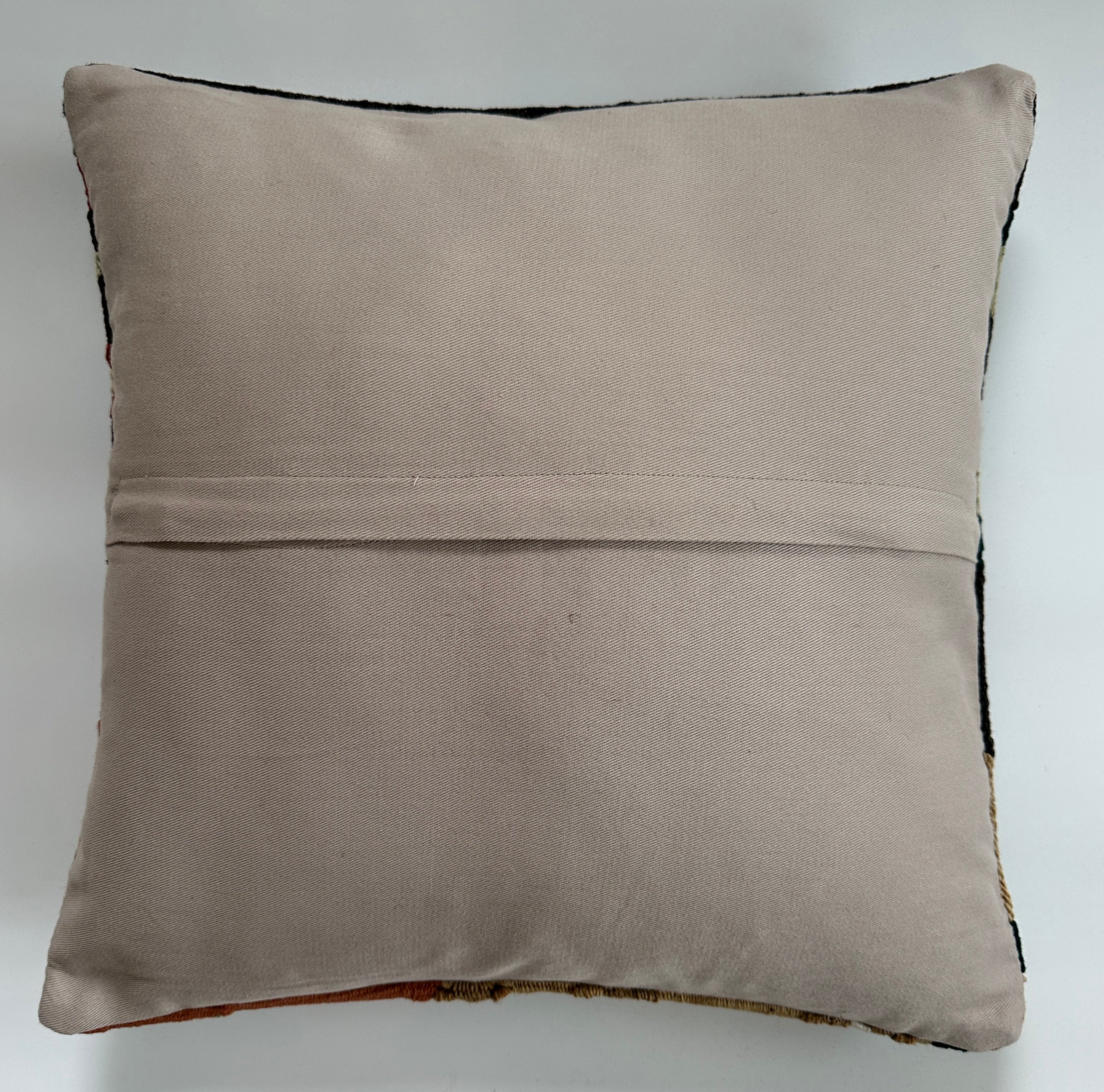 Handmade Multicoloured Cushion Cover 16''x16'' / 40x40 CM