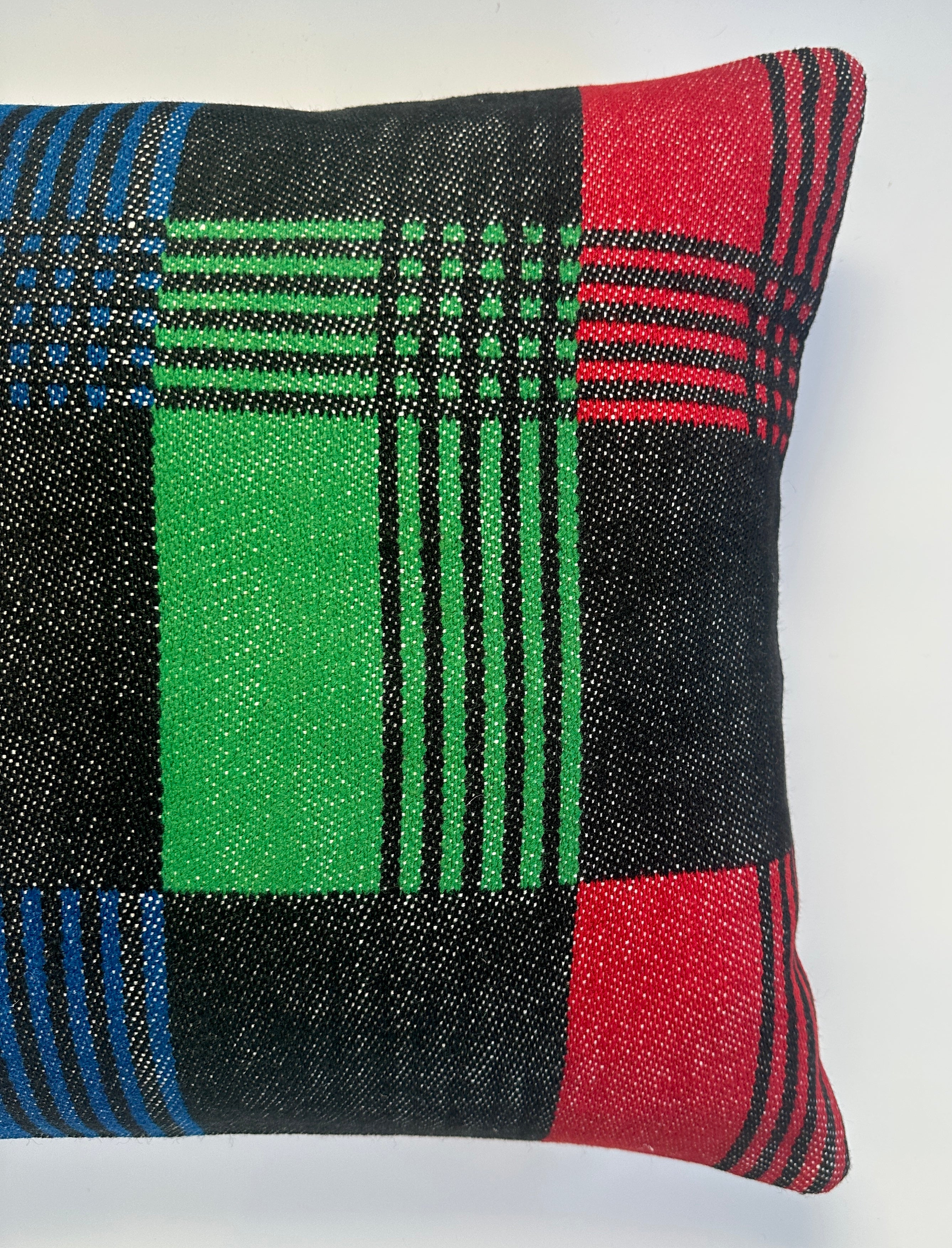 Handmade Multicoloured Cushion Cover 16''x16'' / 40x40 CM