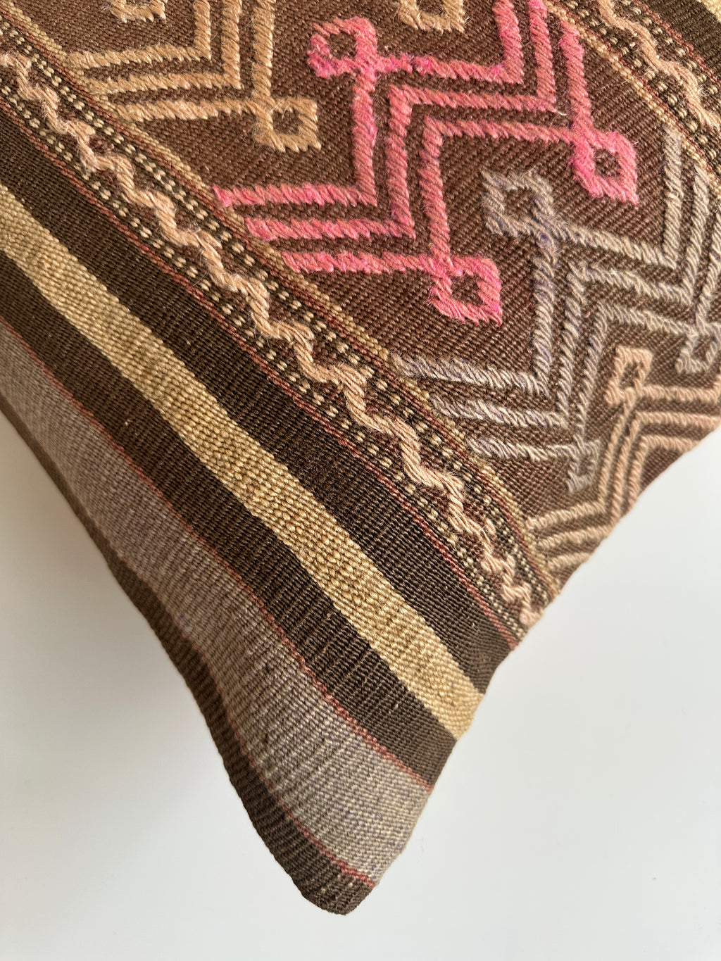 Multicolour Turkish Rug Cushion Cover 24''x16'' / 60x40 CM