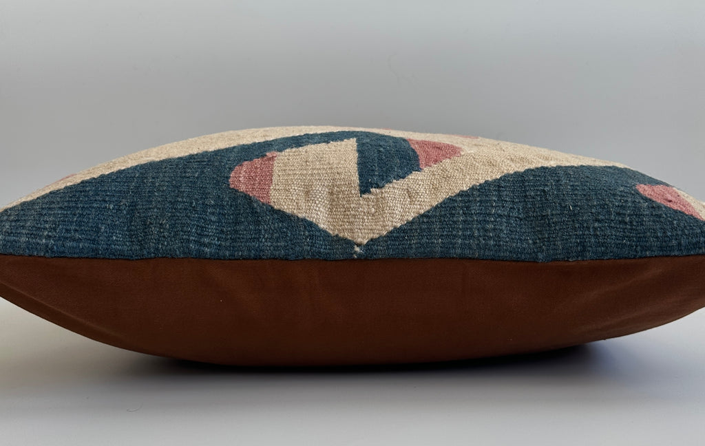 Handmade Multicolour Turkish Rug Cushion Cover 20''x20'' / 50x50 CM