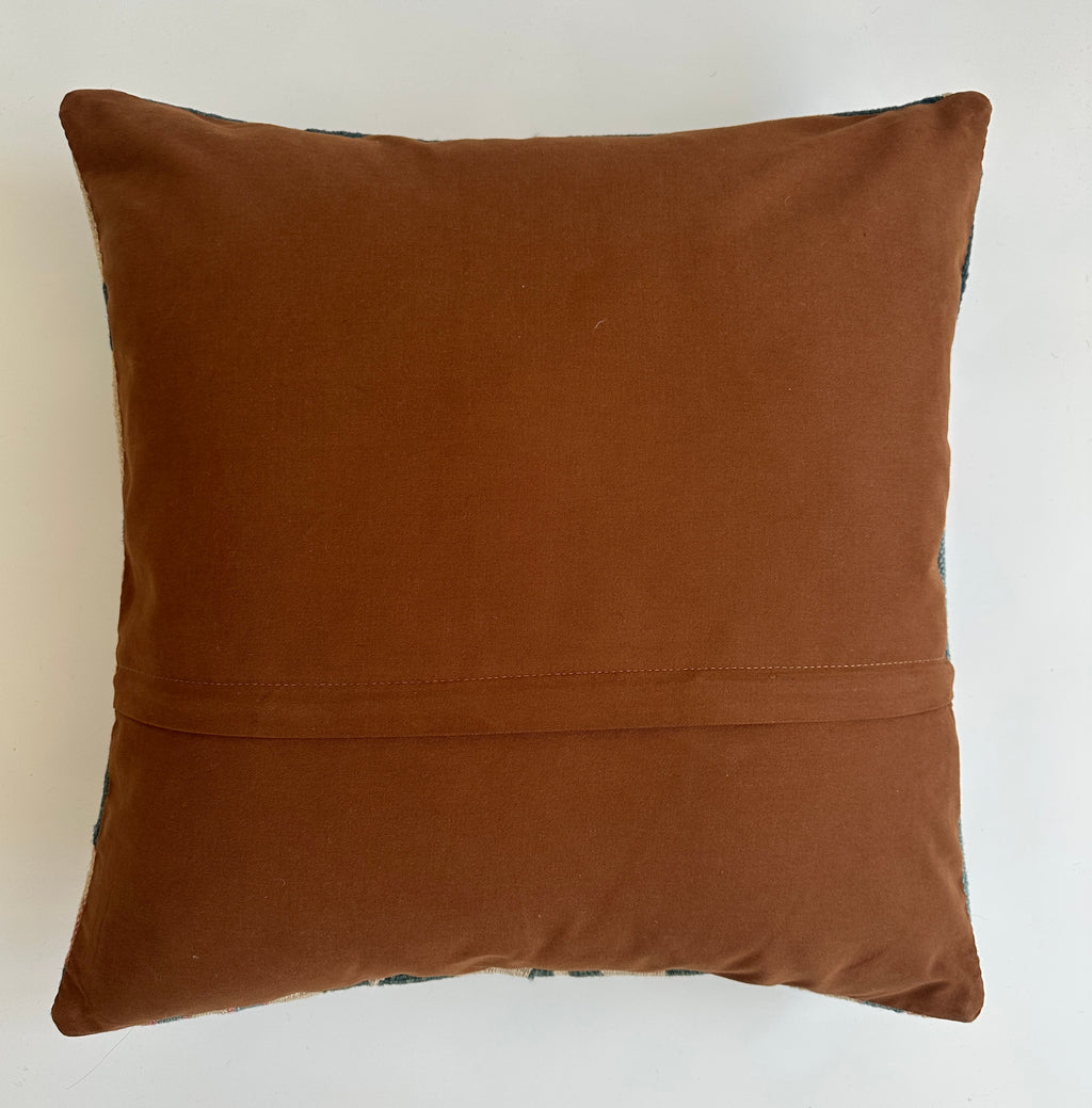 Handmade Multicolour Turkish Rug Cushion Cover 20''x20'' / 50x50 CM