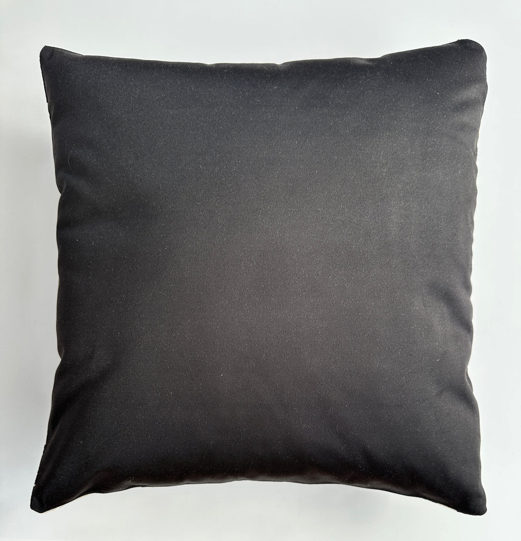 Black Silk Velvet Cushion Cover 20''x20'' / 50x50 CM