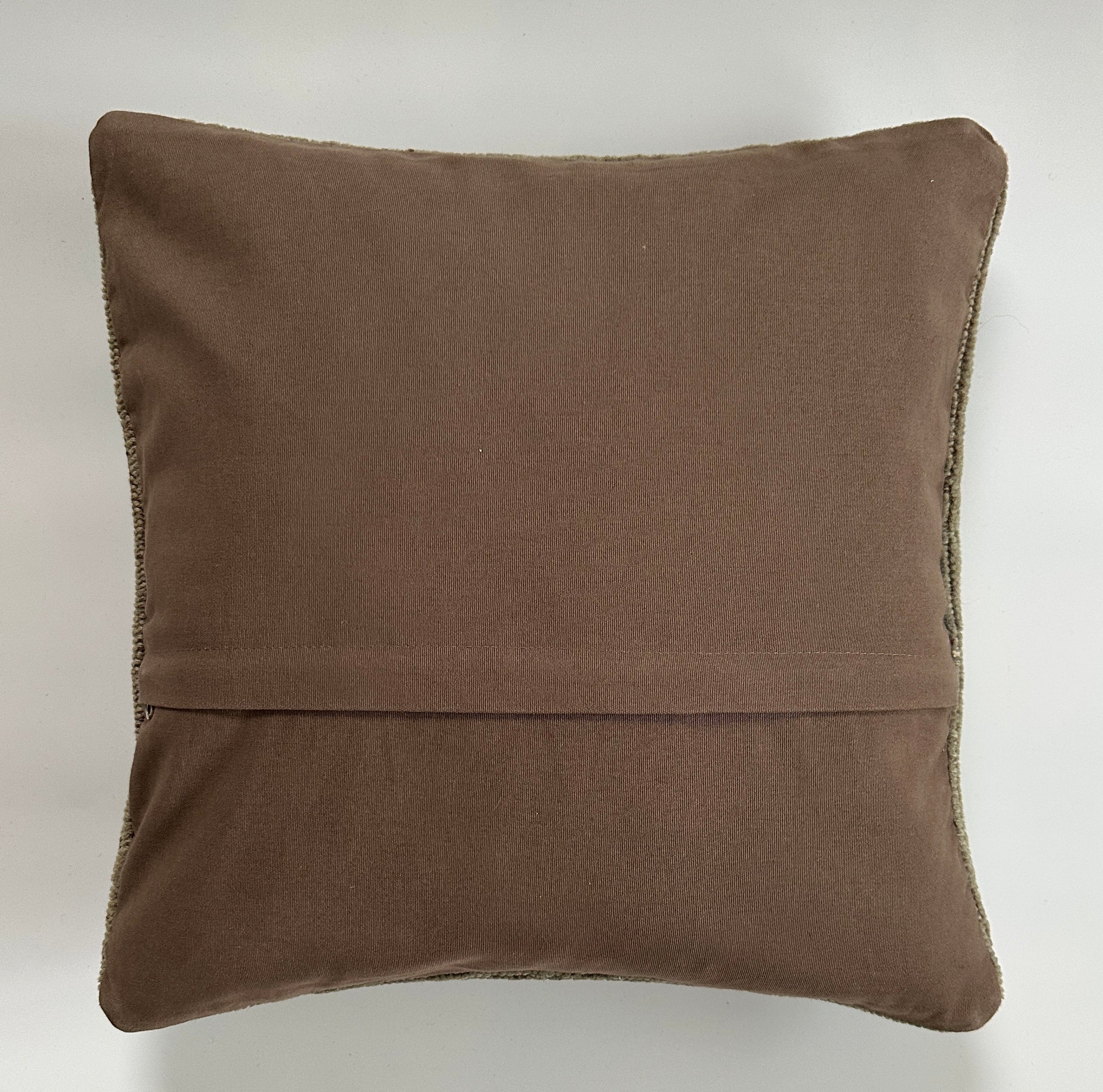 Handmade Turkish Cushion Cover 16''x16'' / 42x41 CM