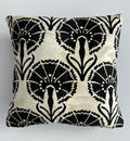 Black Carnations Velvet Cushion Cover 20''x20'' / 50x50 CM
