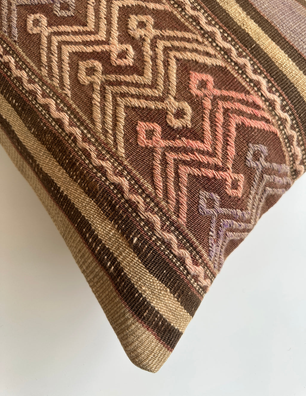 Multicolour Turkish Rug Cushion Cover 24''x16'' / 60x40 CM