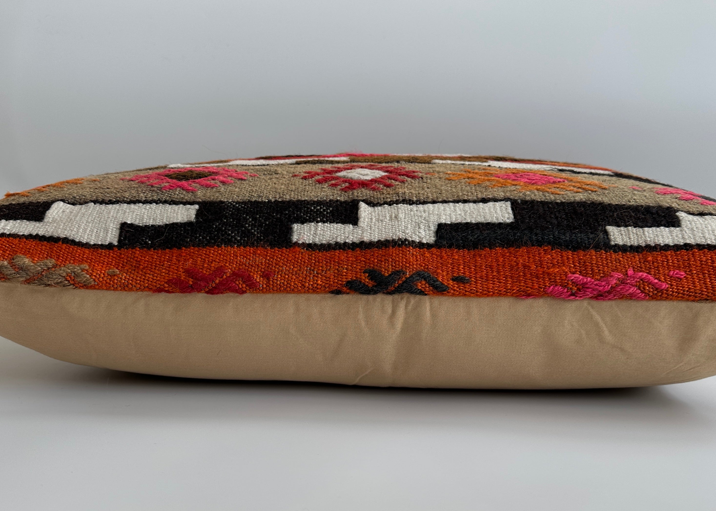 Multicolour Turkish Rug Cushion Cover 24''x16'' / 60x40 CM