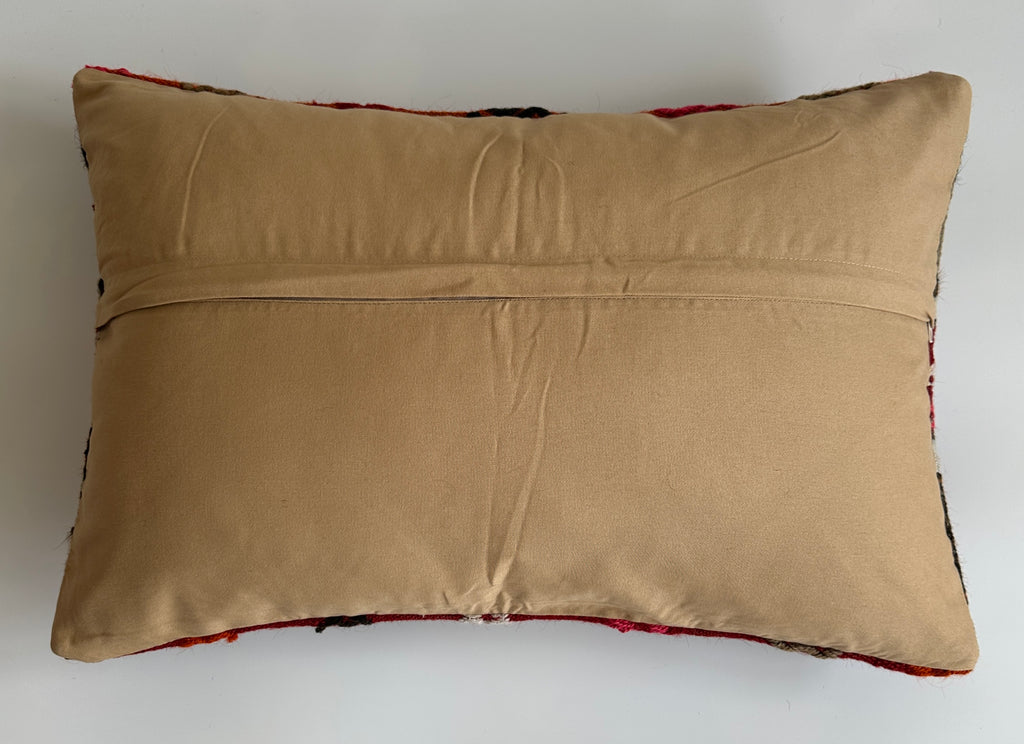 Multicolour Turkish Rug Cushion Cover 24''x16'' / 60x40 CM