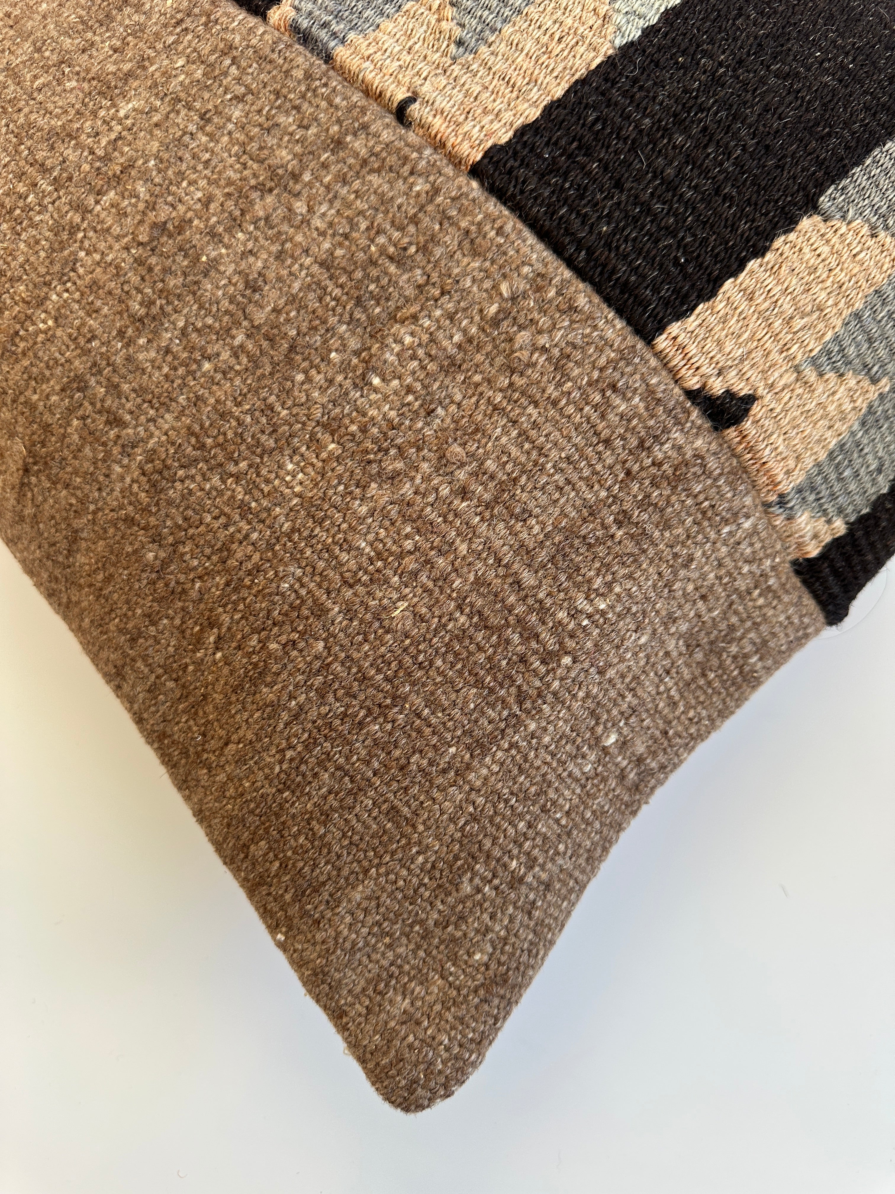 Handmade Multicoloured Turkish Cushion Cover 16''x16'' / 40x40 CM