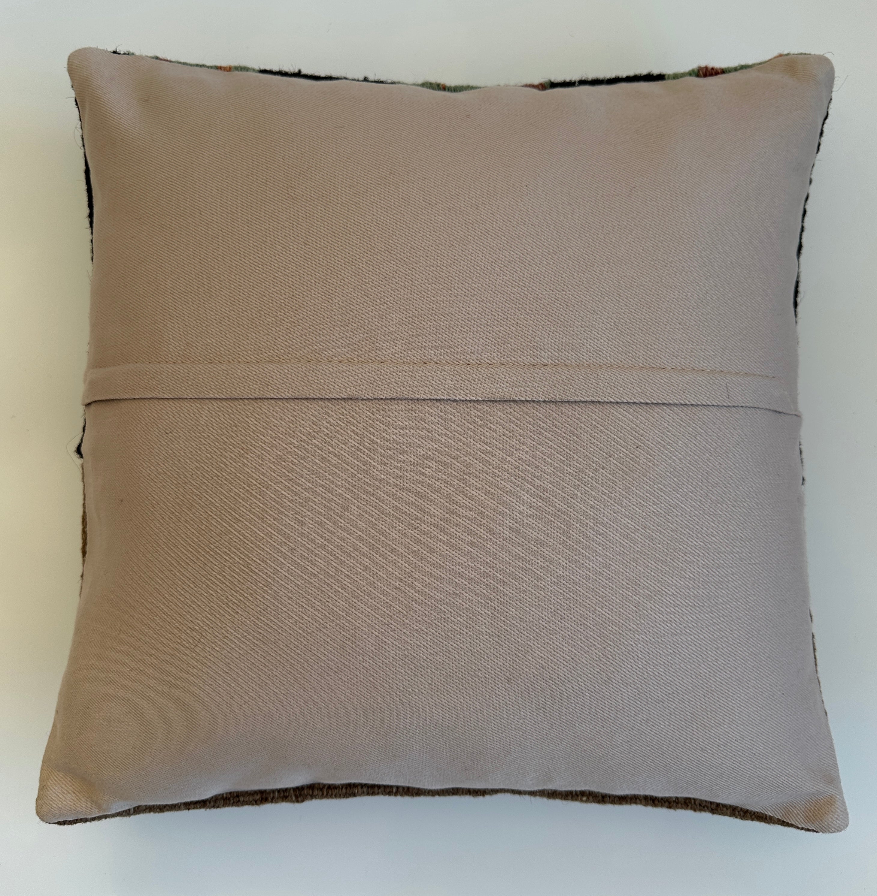 Handmade Multicoloured Turkish Cushion Cover 16''x16'' / 40x40 CM