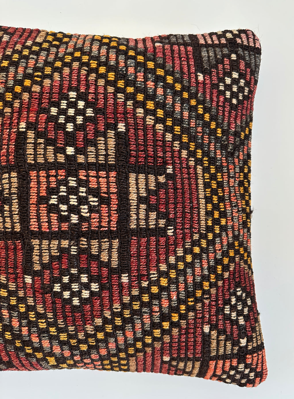 Handmade Multicoloured Turkish Cushion Cover 16''x16'' / 41X41 CM